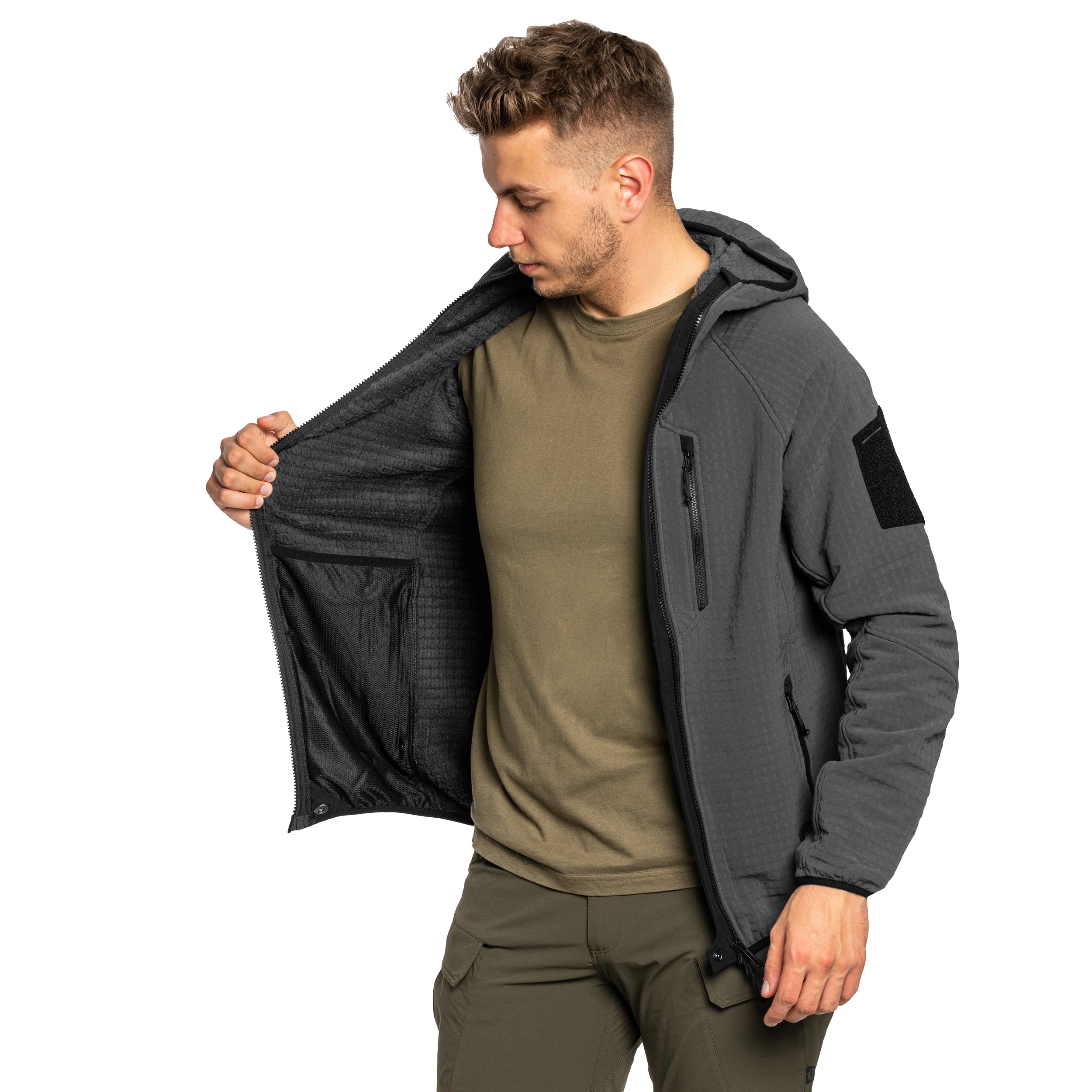 Флісова кофта Helikon-Tex Patriot Pro - Shadow Grey