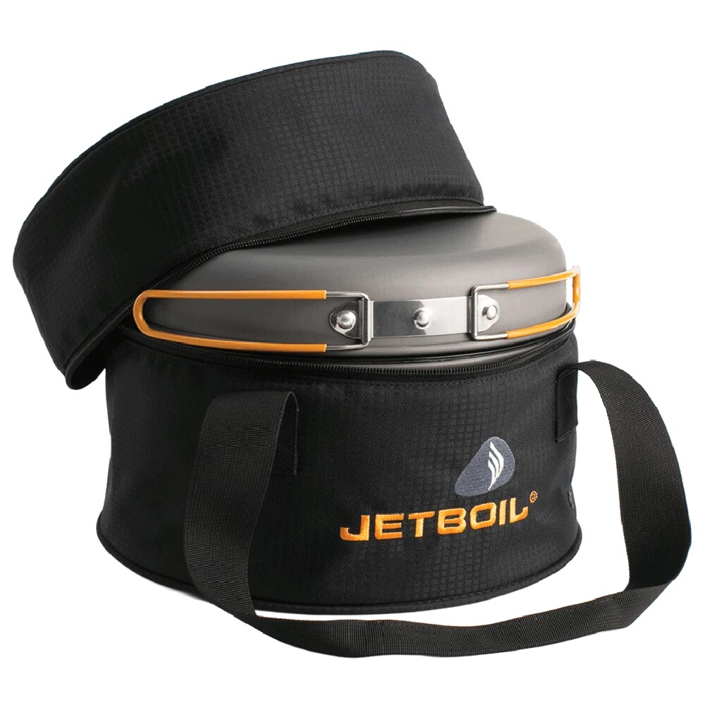 Складаний туристичний пальник Jetboil Genesis Basecamp System - Orange