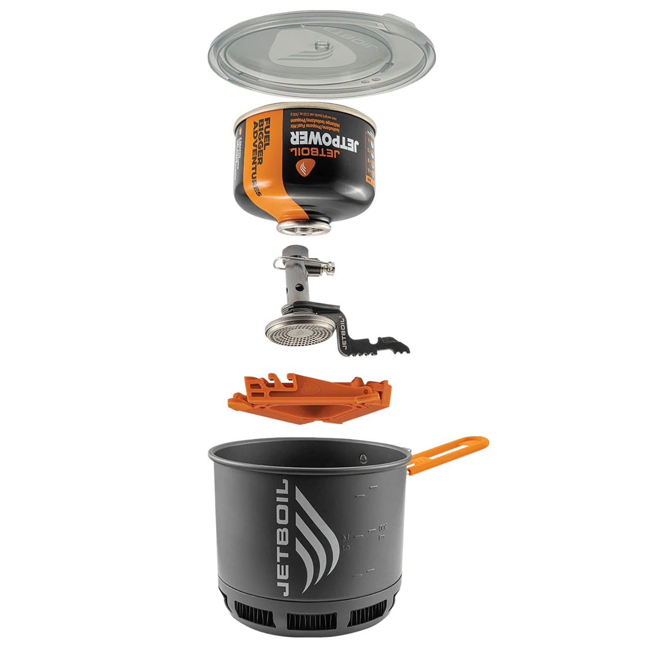 Складаний туристичний пальник Jetboil Stash з каструлею 0,8 л