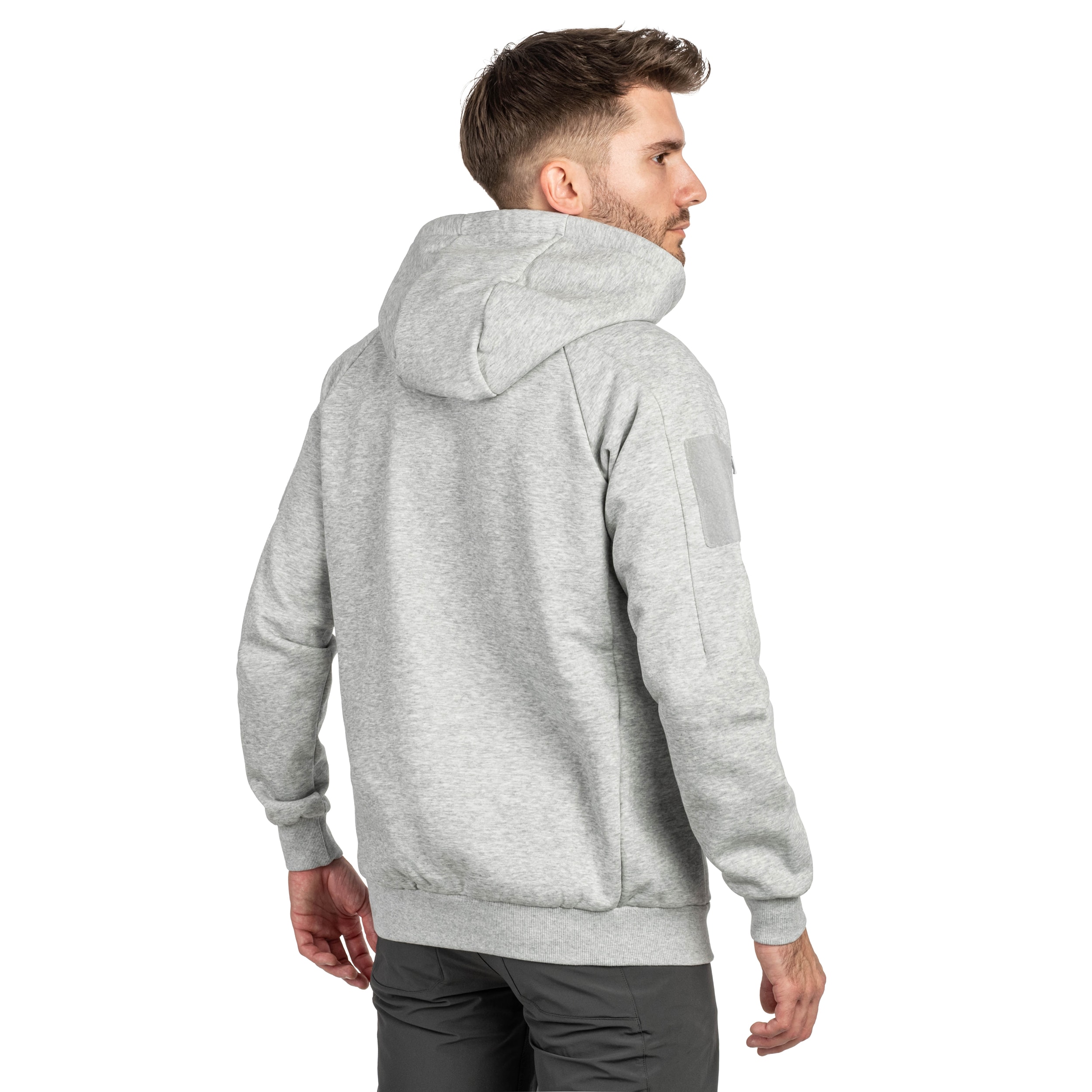 Кофта Helikon-Tex Urban Tactical Hoodie Lite Kangaroo - Light Grey Melange