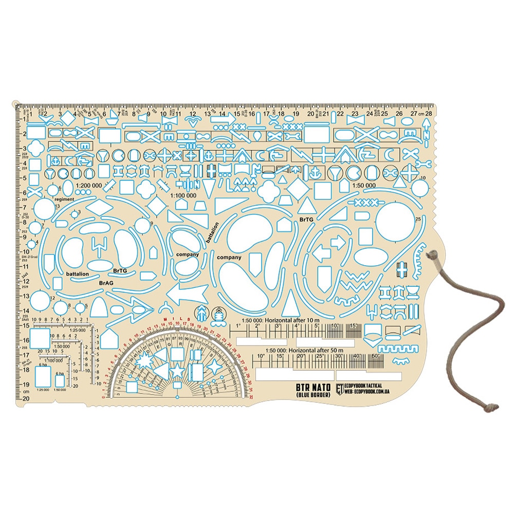 Лінійка M-Tac Ecopybook BTR NATO - Blue