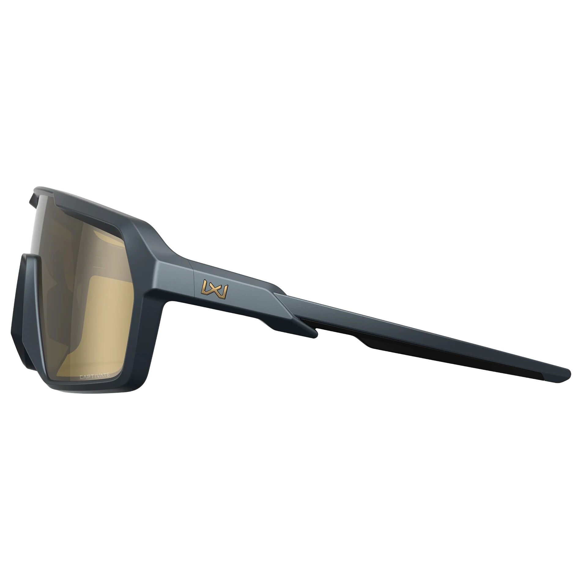 Тактичні окуляри Wiley X Citadel - Captivate Gold Mirror Lens/Matte Graphite Grey