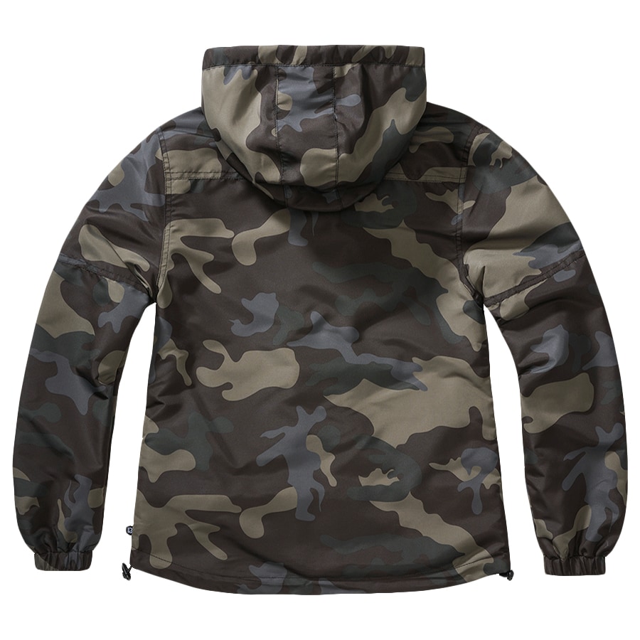 Жіноча куртка Brandit Summer Windbreaker Frontzip - Dark Camo