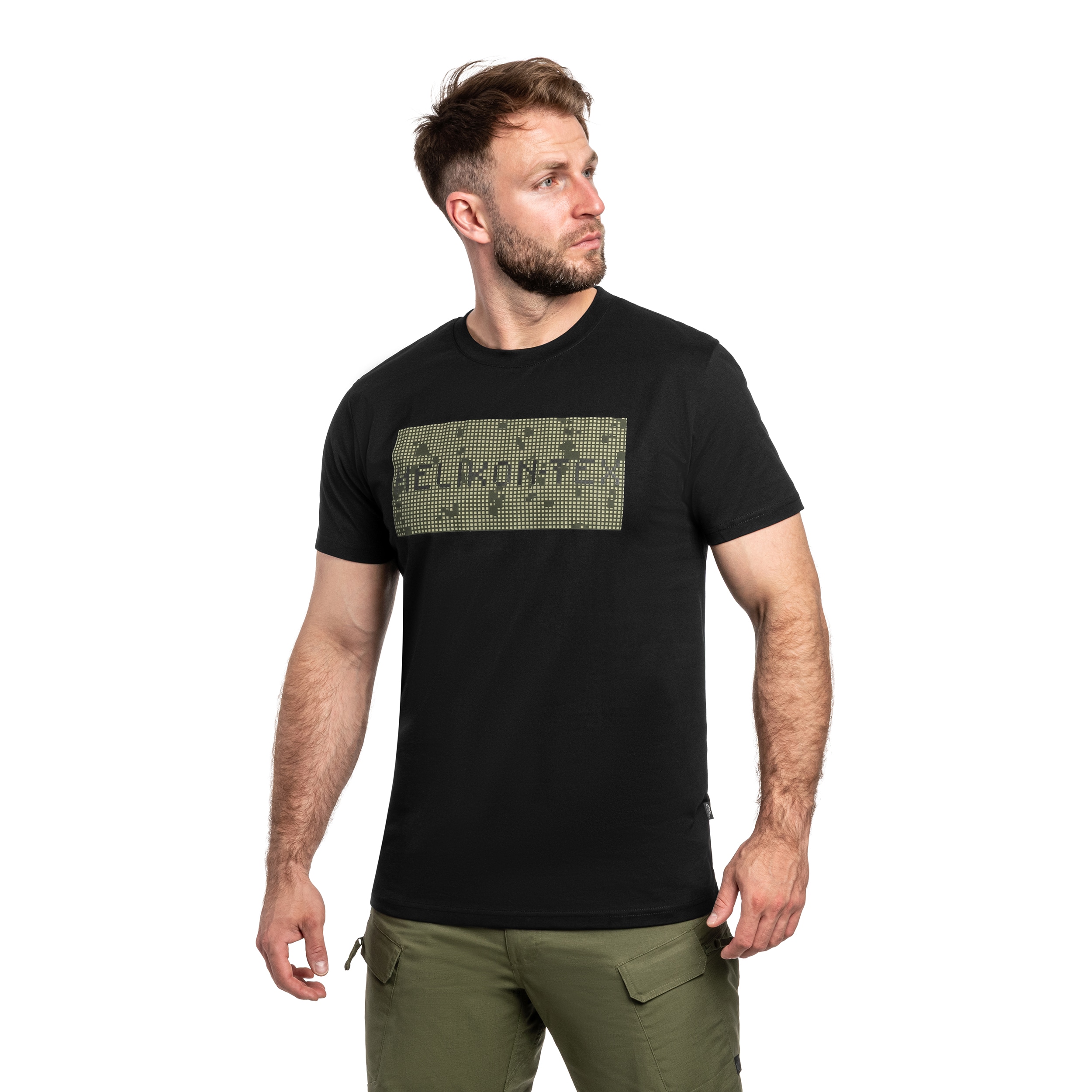 Футболка T-Shirt Helikon-Tex & Camo - Black/Desert Night Camo