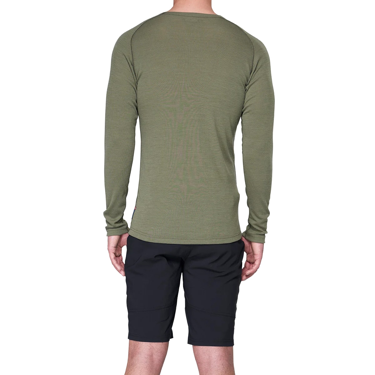 Термоактивна футболка Devold Lauparen Merino Base Long Sleeve - Olive