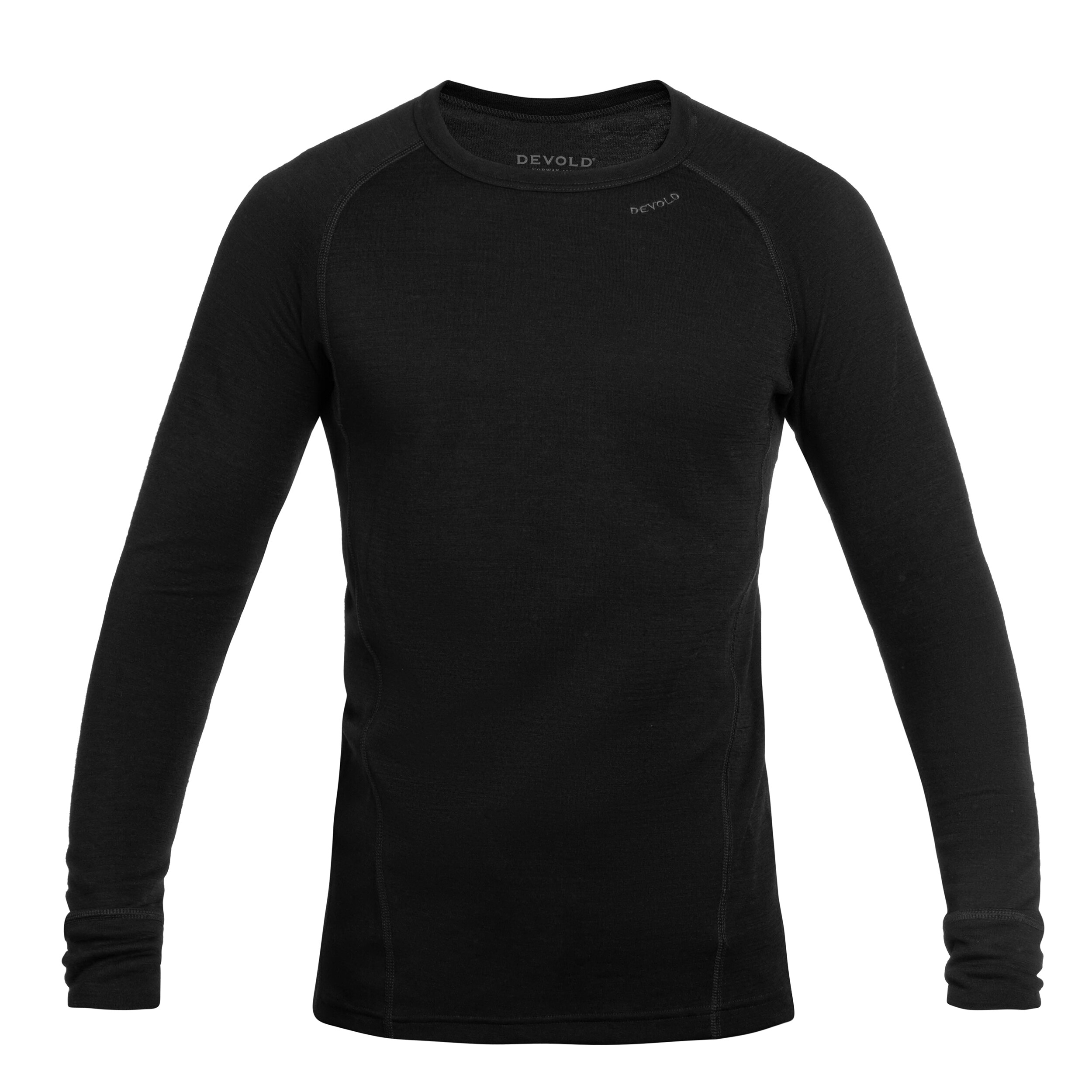Термоактивна футболка Devold Duo Active Merino Long Sleeve - Black