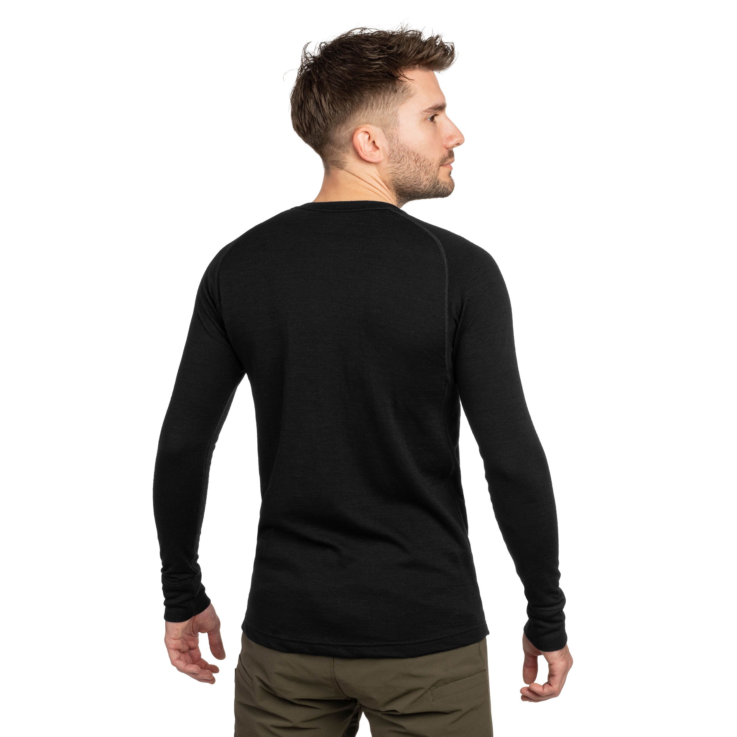 Термоактивна футболка Devold Duo Active Merino Long Sleeve - Black