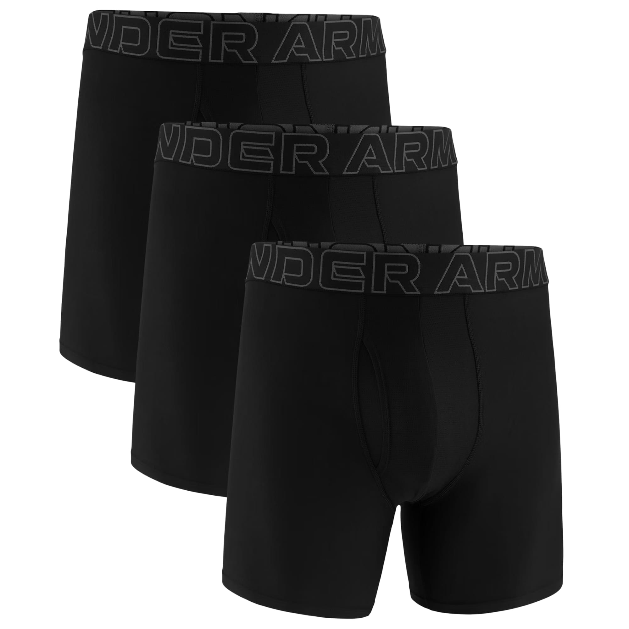 Термоактивні боксери Under Armour Performance Tech Boxerjock Black/Castle Rock - 3 пари