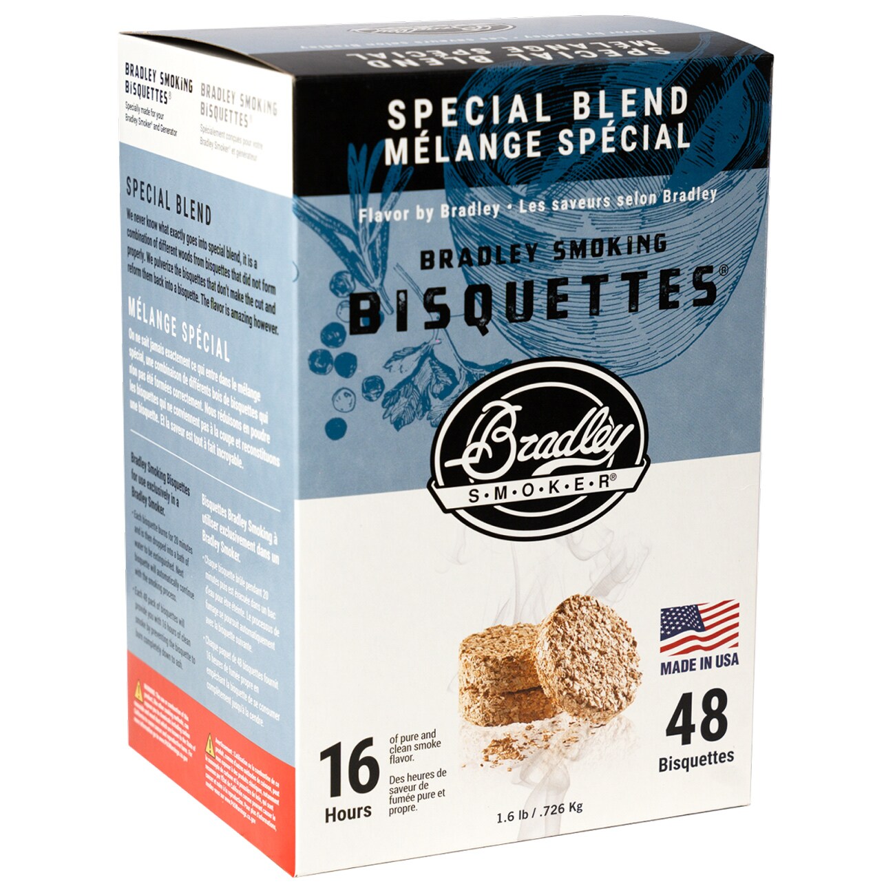 Тріска для копчення Bradley Smoker Bisquettes 48 шт. - Special Blend