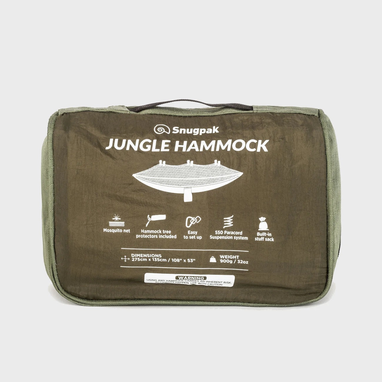 Гамак з москітною сіткою Snugpak Jungle - Olive