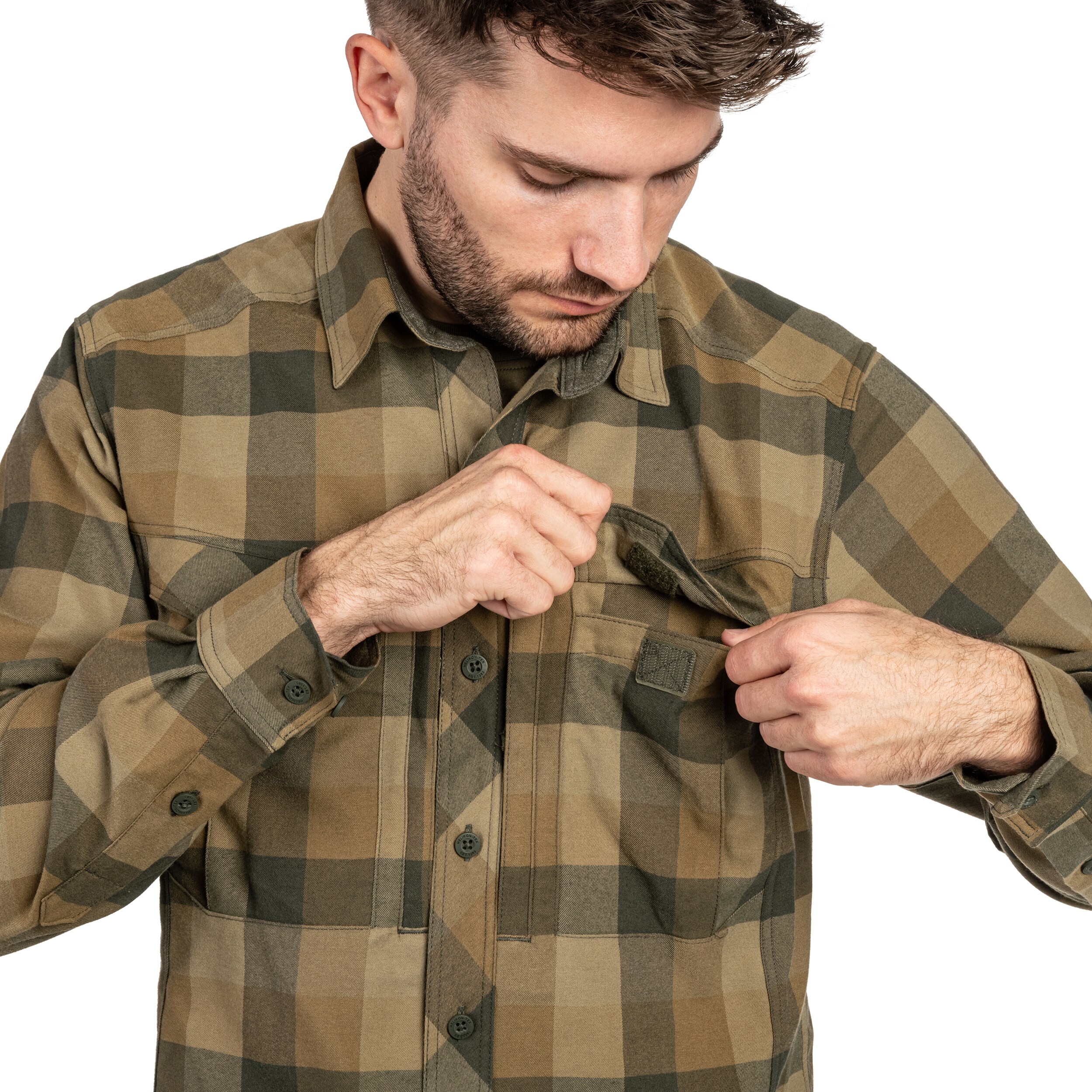 Сорочка Helikon-Tex Defender Mk2 Nylon Sorona Blend - Bayou Moss Checkered