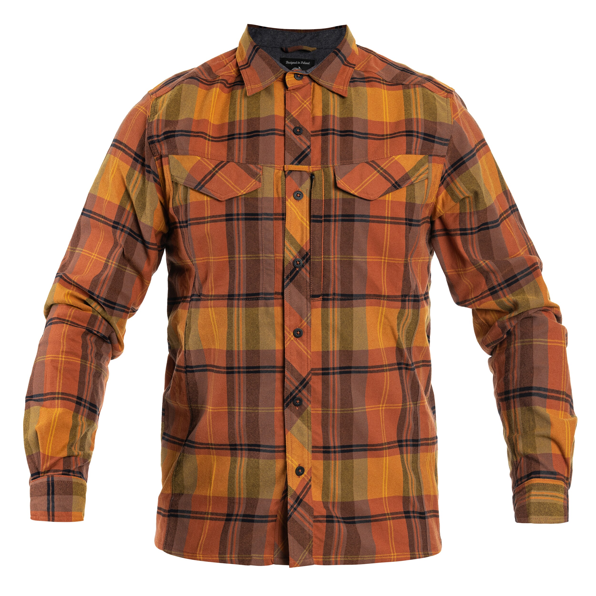 Футболка Helikon-Tex Defender Mk2 Nylon Sorona Blend - Evening Pumpkin Plaid