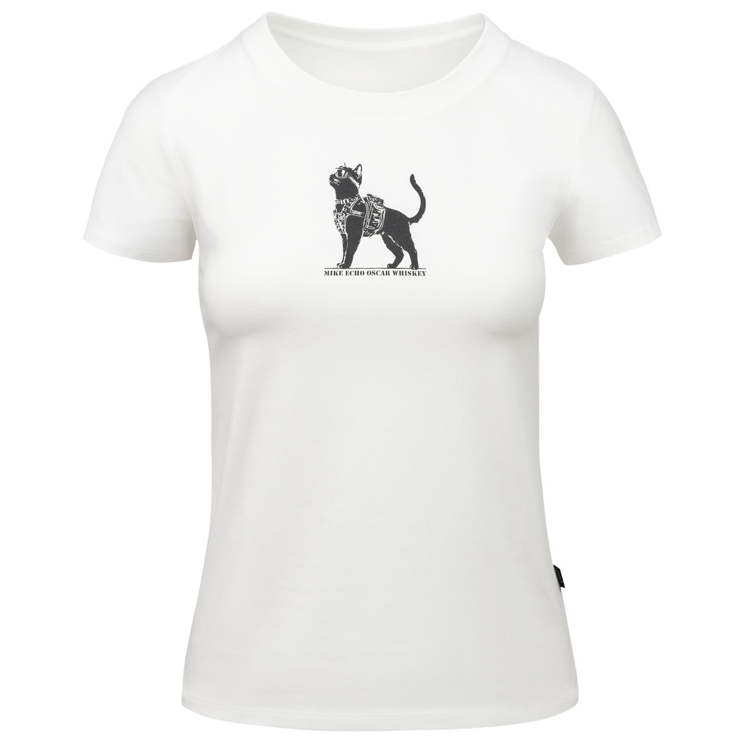 Жіноча футболка Helikon-Tex TactiCat - White