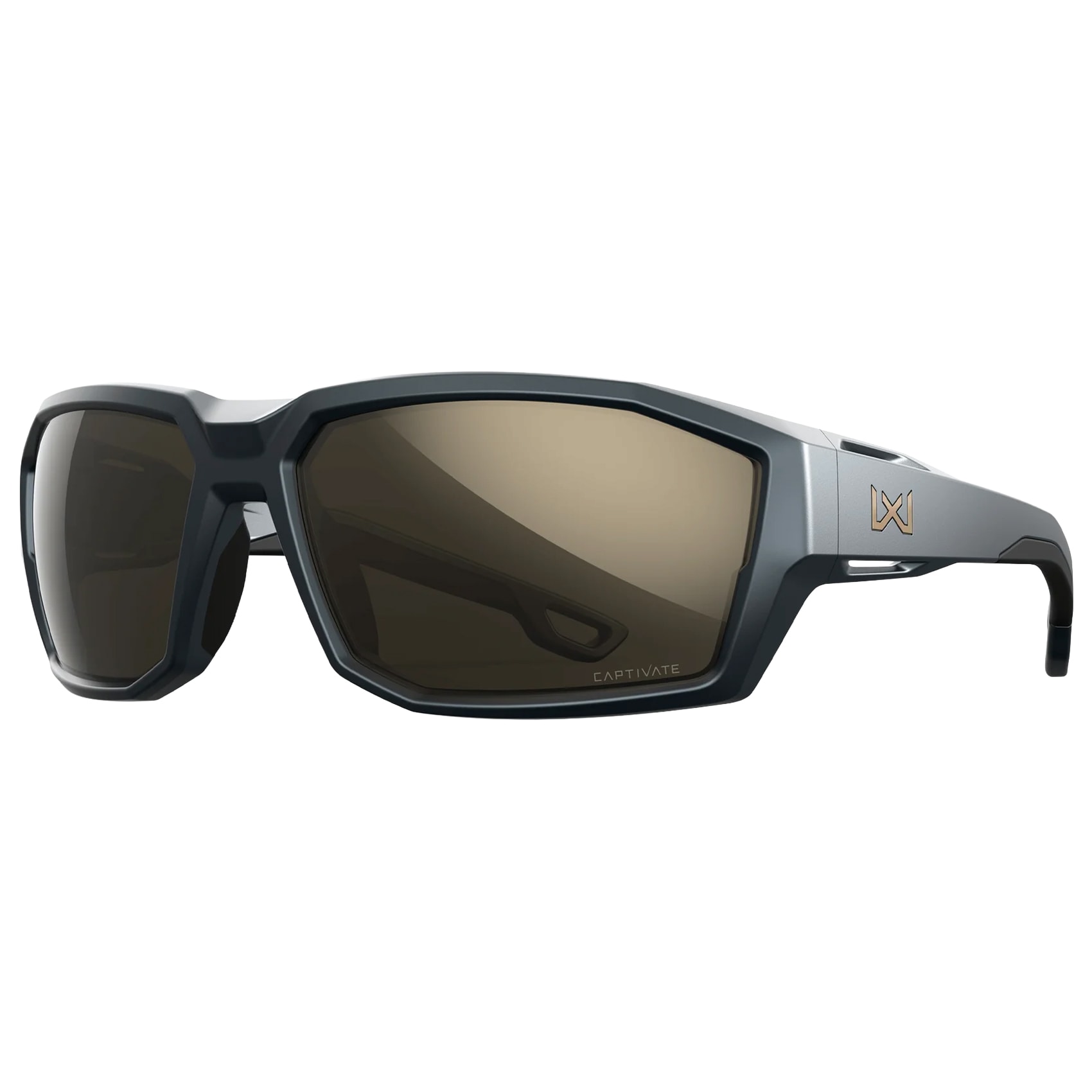 Тактичні окуляри Wiley X Alpine - Captivate Tungsten Mirror/Matte Graphite Grey