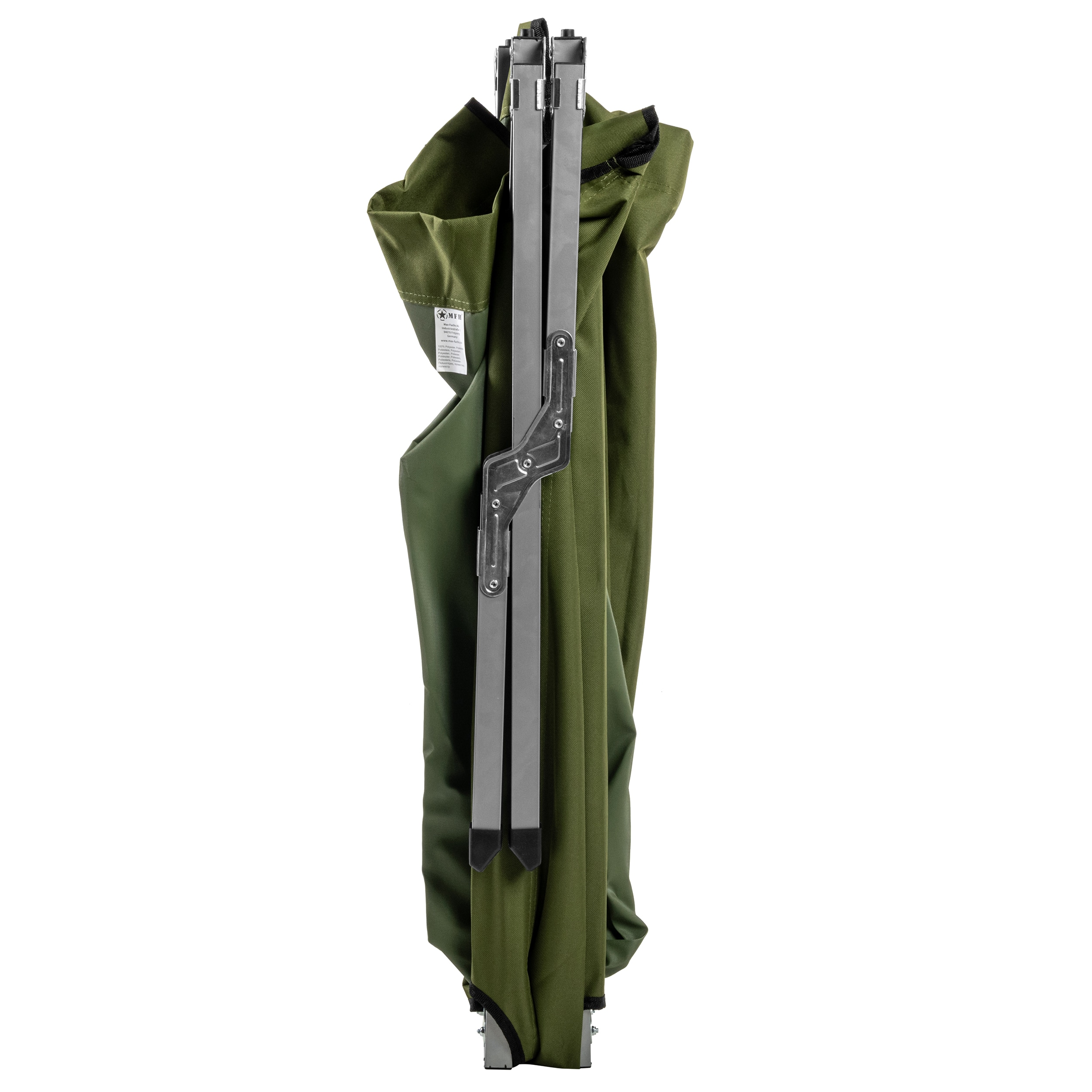 Складане польове ліжко MFH US зі сталі Olive - 190 x 60 см