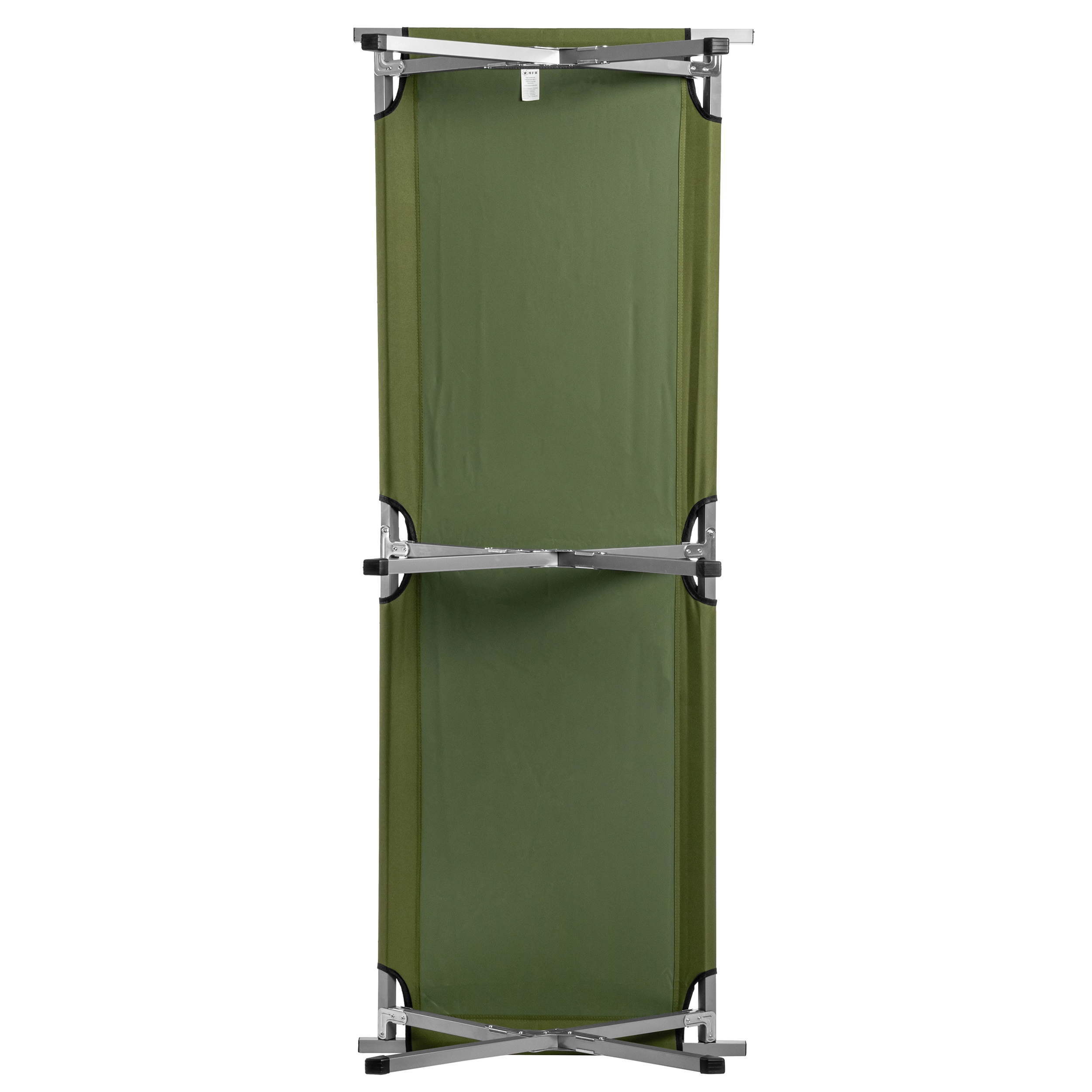 Складане польове ліжко MFH US зі сталі Olive - 190 x 60 см