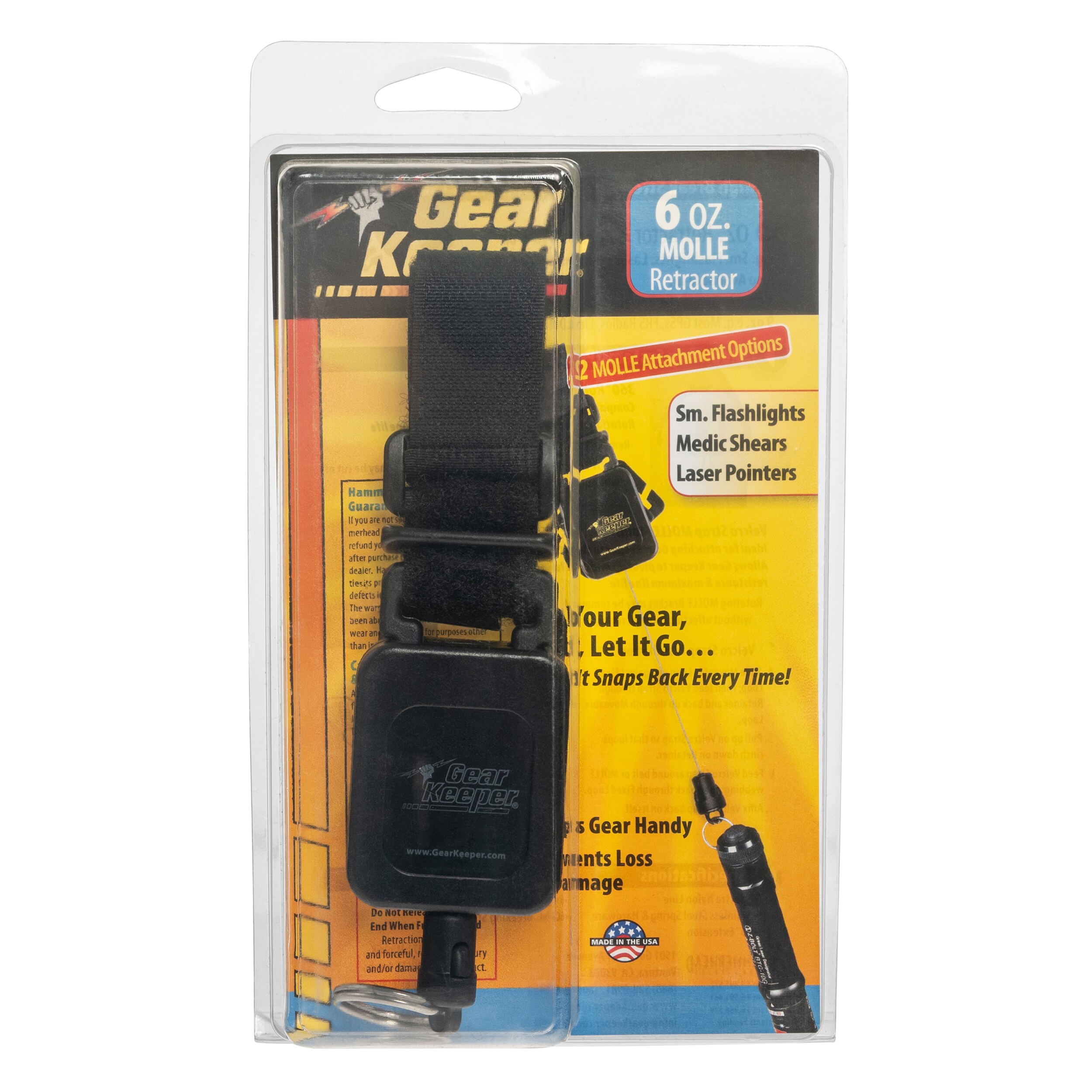 Тактичний шнур-ретрактор Gear Keeper Combo MOLLE Mount 170 г
