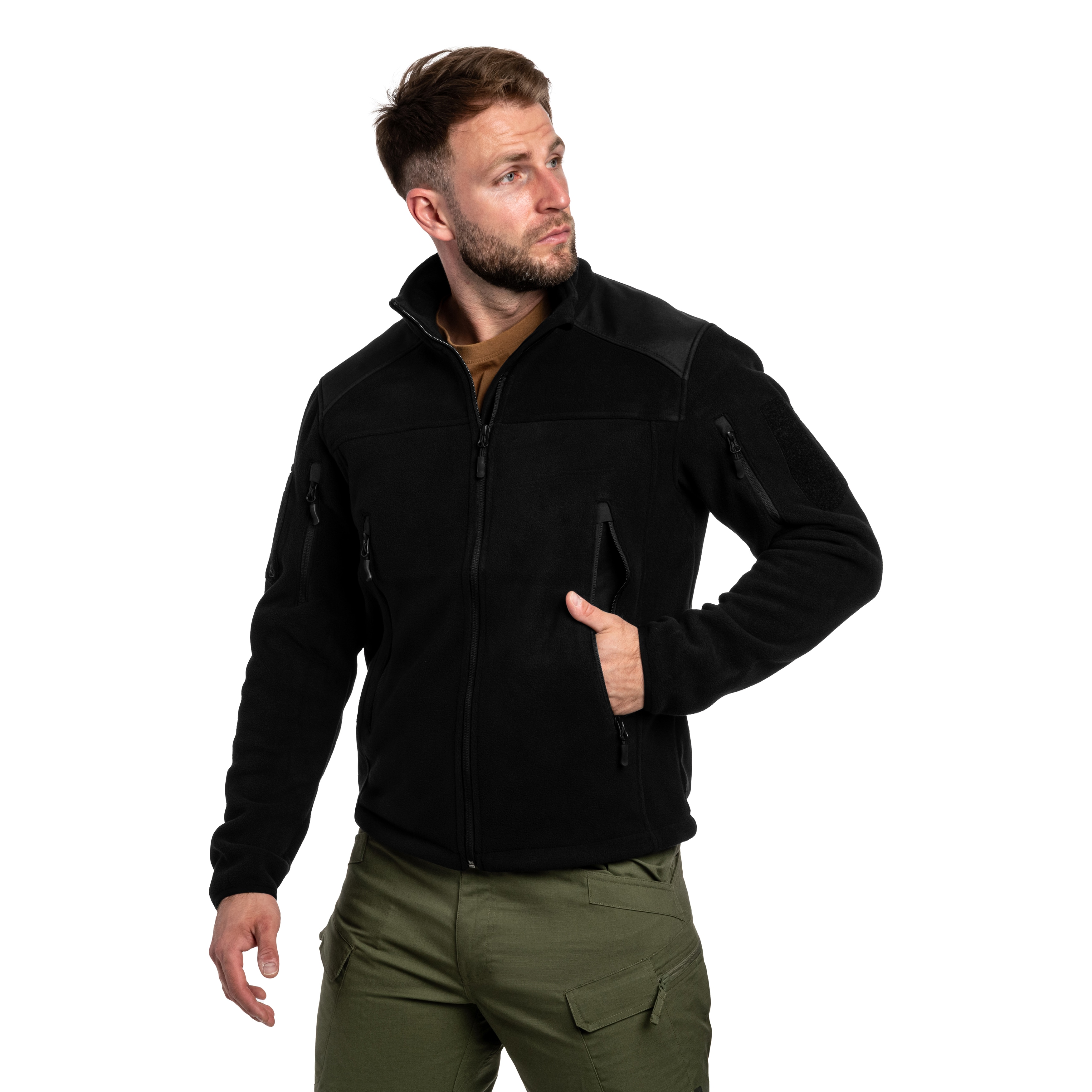 Флісова кофта A10 Equipment Fleece Fighter - Black