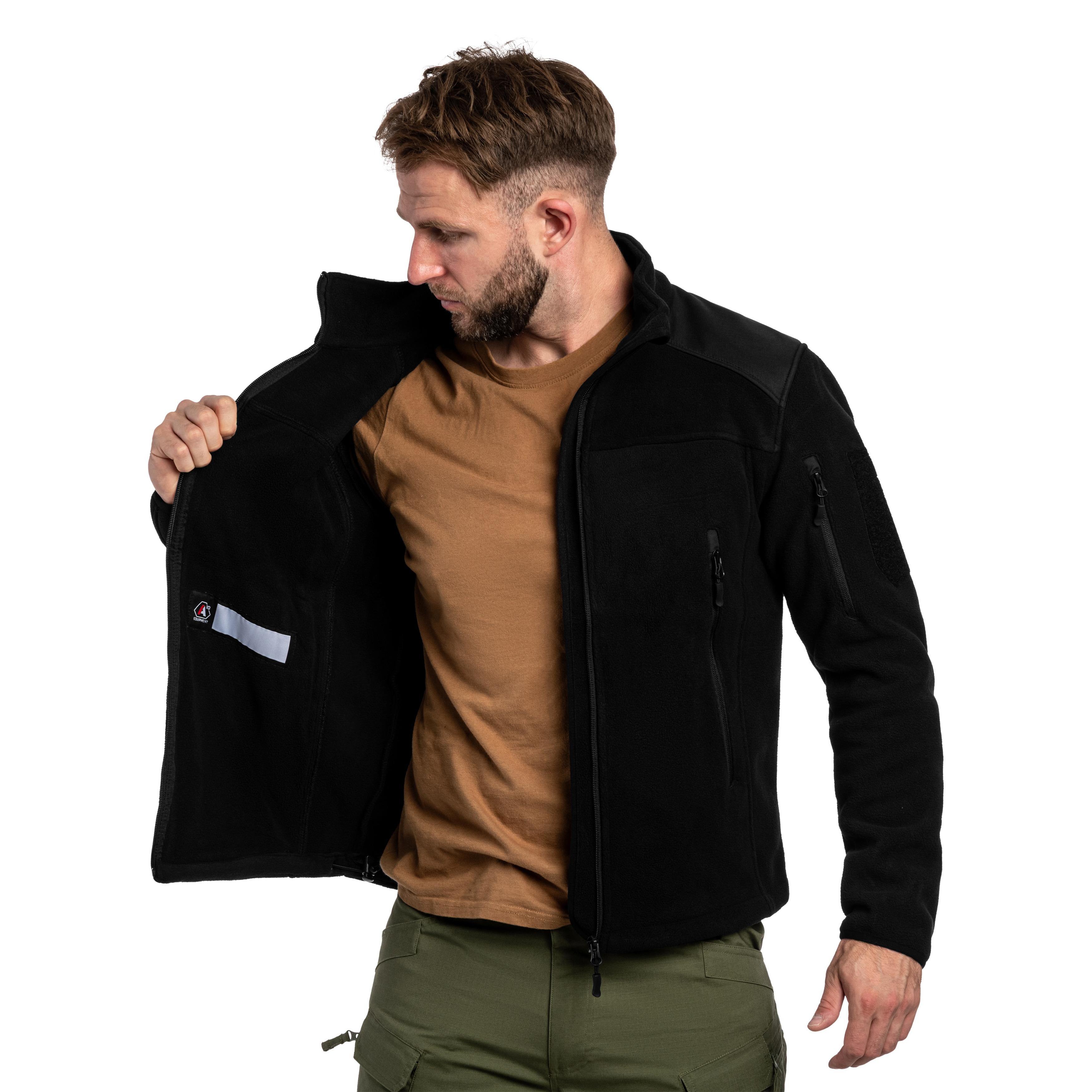 Флісова кофта A10 Equipment Fleece Fighter - Black