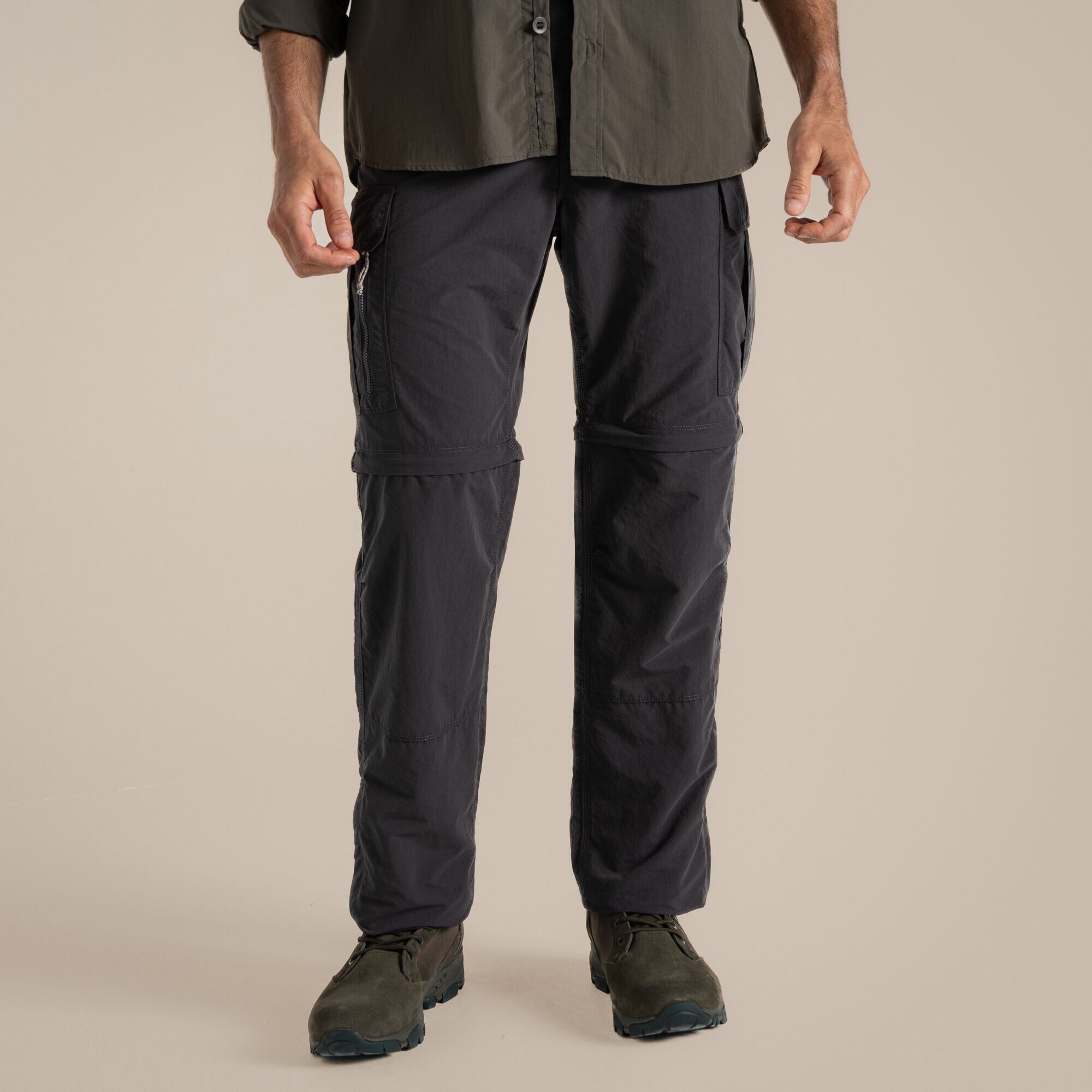 Штани Craghoppers NosiLife Convertible Cargo III - Black Pepper