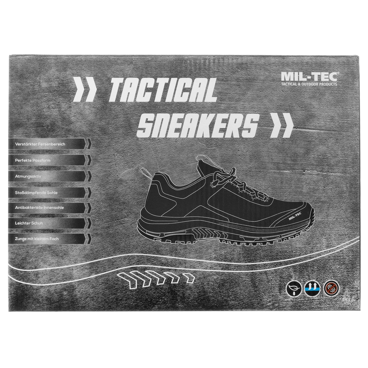 Тактичні кросівки Mil-Tec Tactical Sneaker - Black 