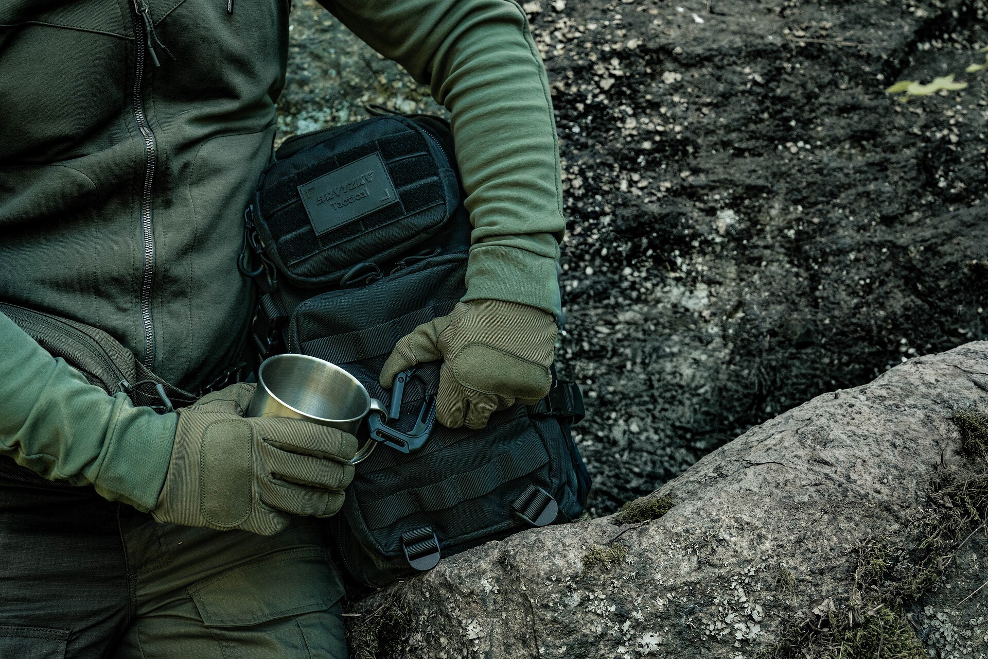 Карабін Brytzky Tactical GripLock 1 Black - 3 шт.