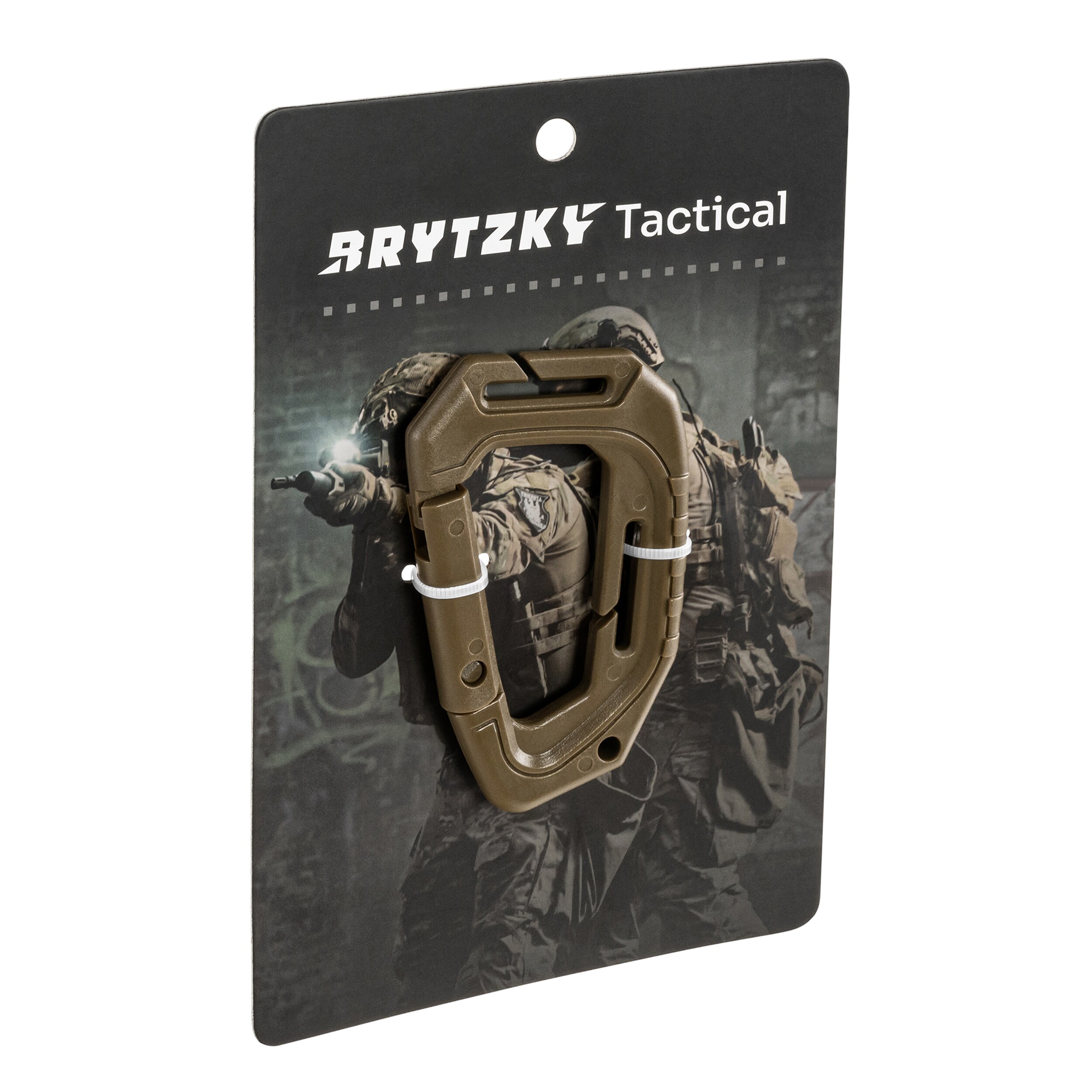 Карабін Brytzky Tactical GripLock 1 Coyote - 3 шт.