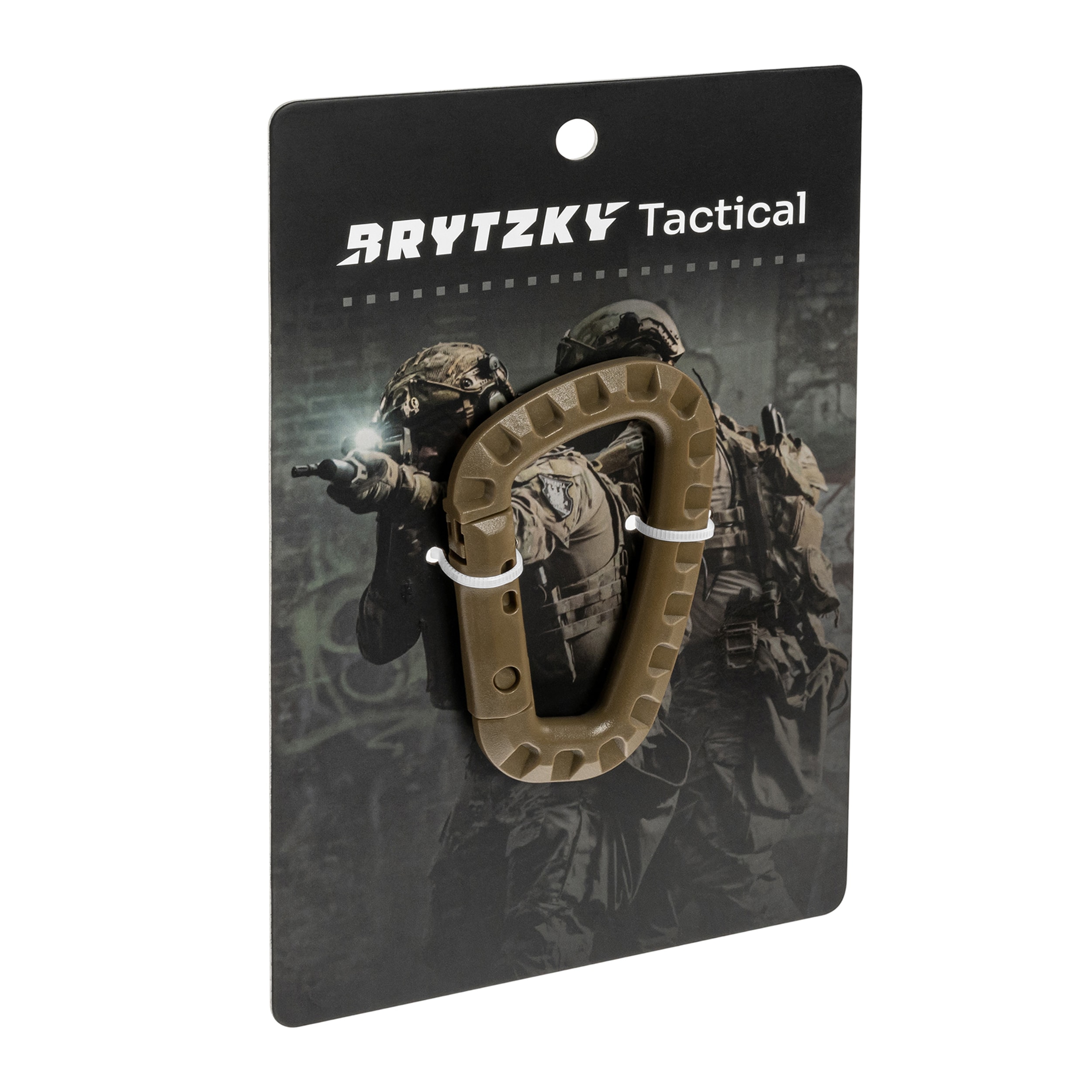 Карабін Brytzky Tactical GripLock 2 Coyote - 3 шт.