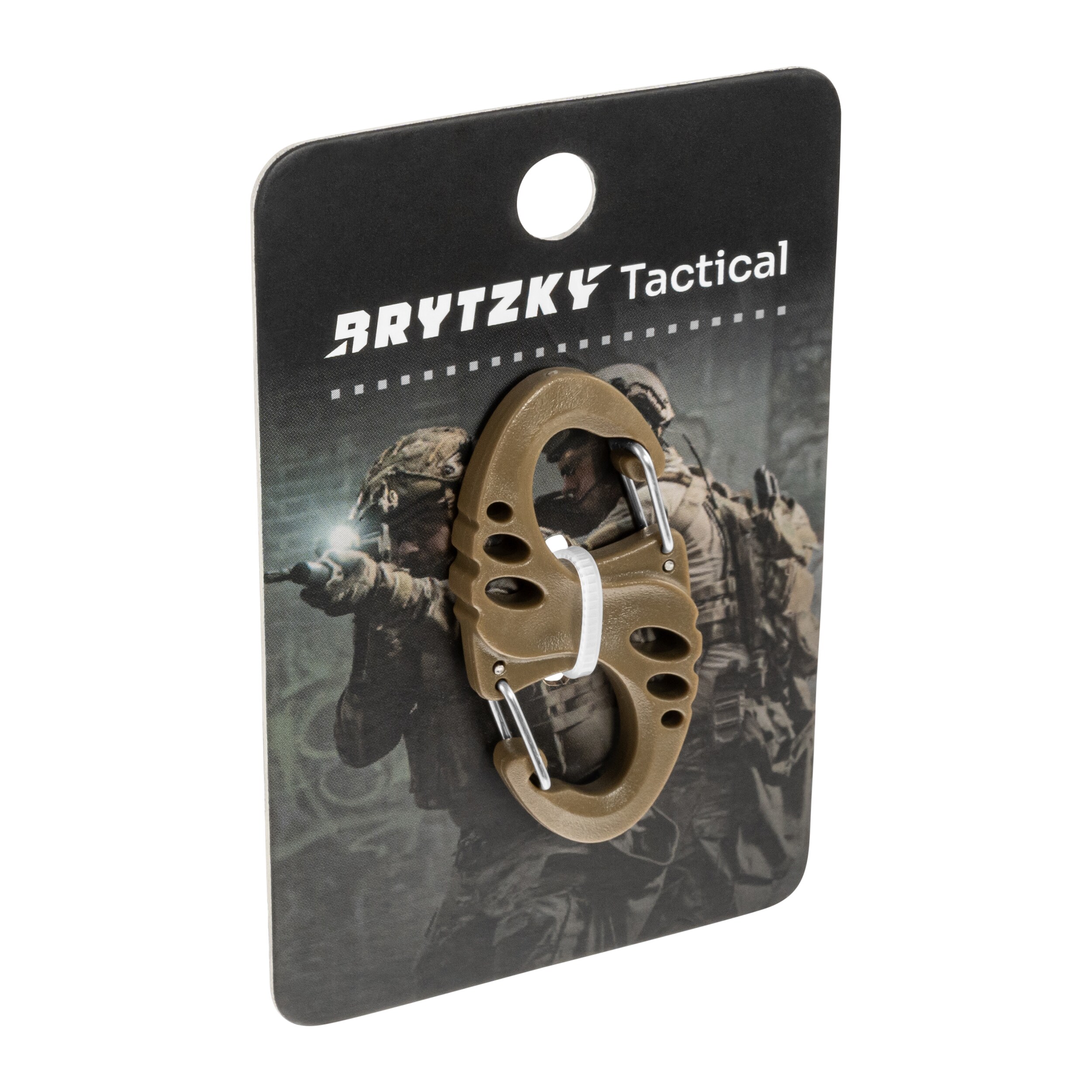 Карабін Brytzky Tactical GripLock 3 Coyote - 5 шт.