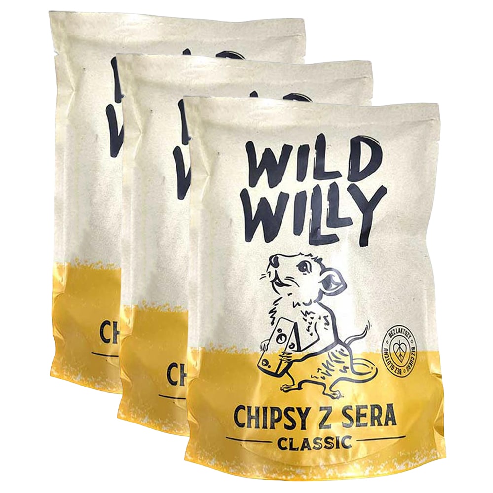 Сирні чіпси Wild Willy Classic 50 г - 3 шт.