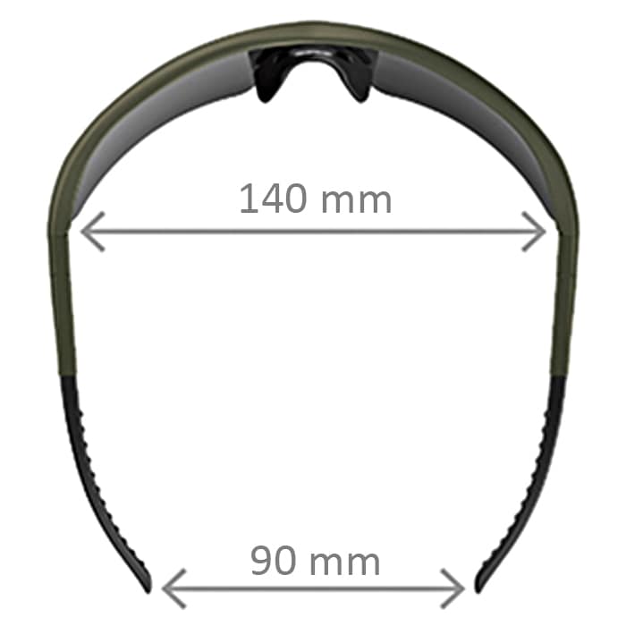 Тактичні окуляри Swiss Eye Raptor Large - Olive