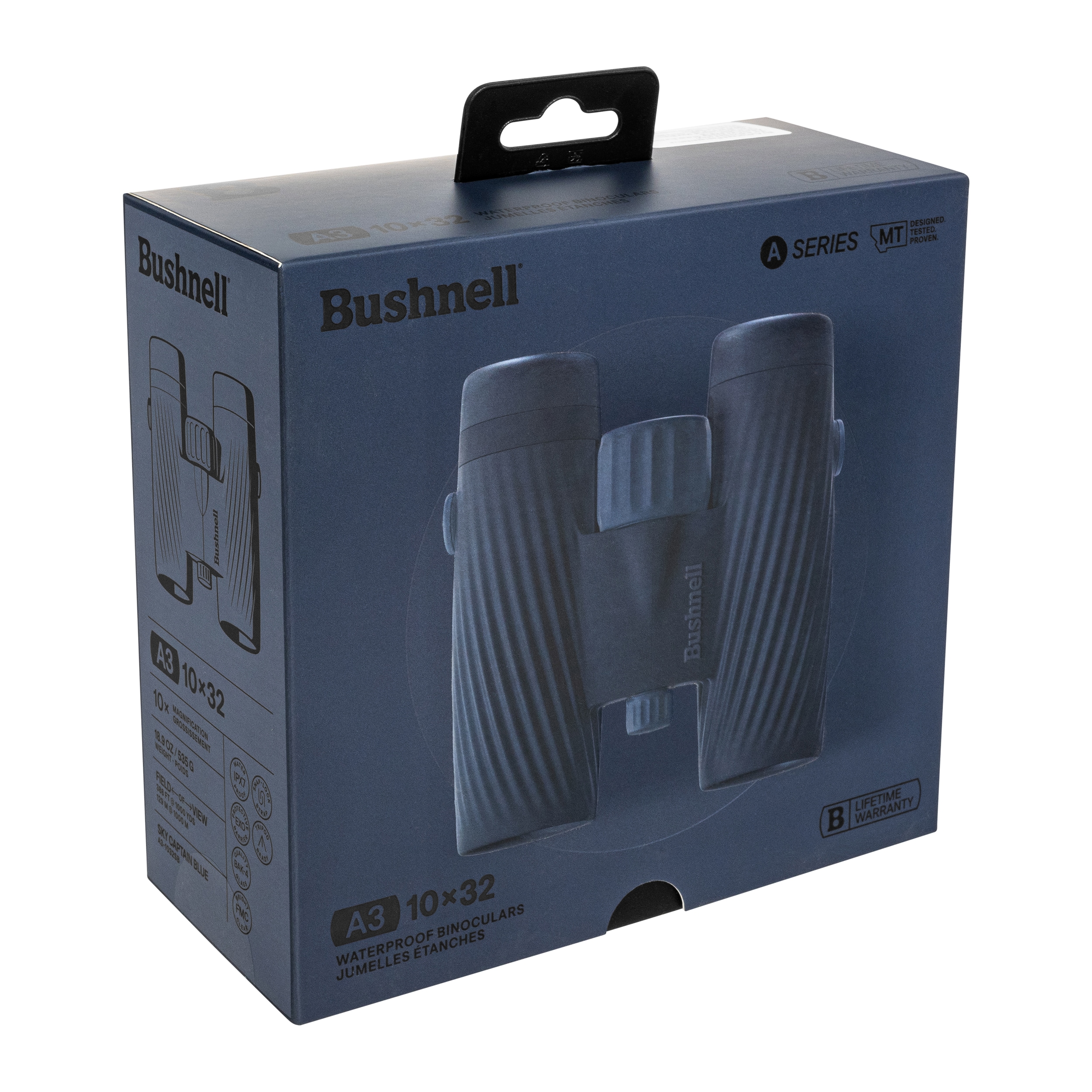 Бінокль Bushnell A3 Mid-Size 10x32 - Sky Captain Blue