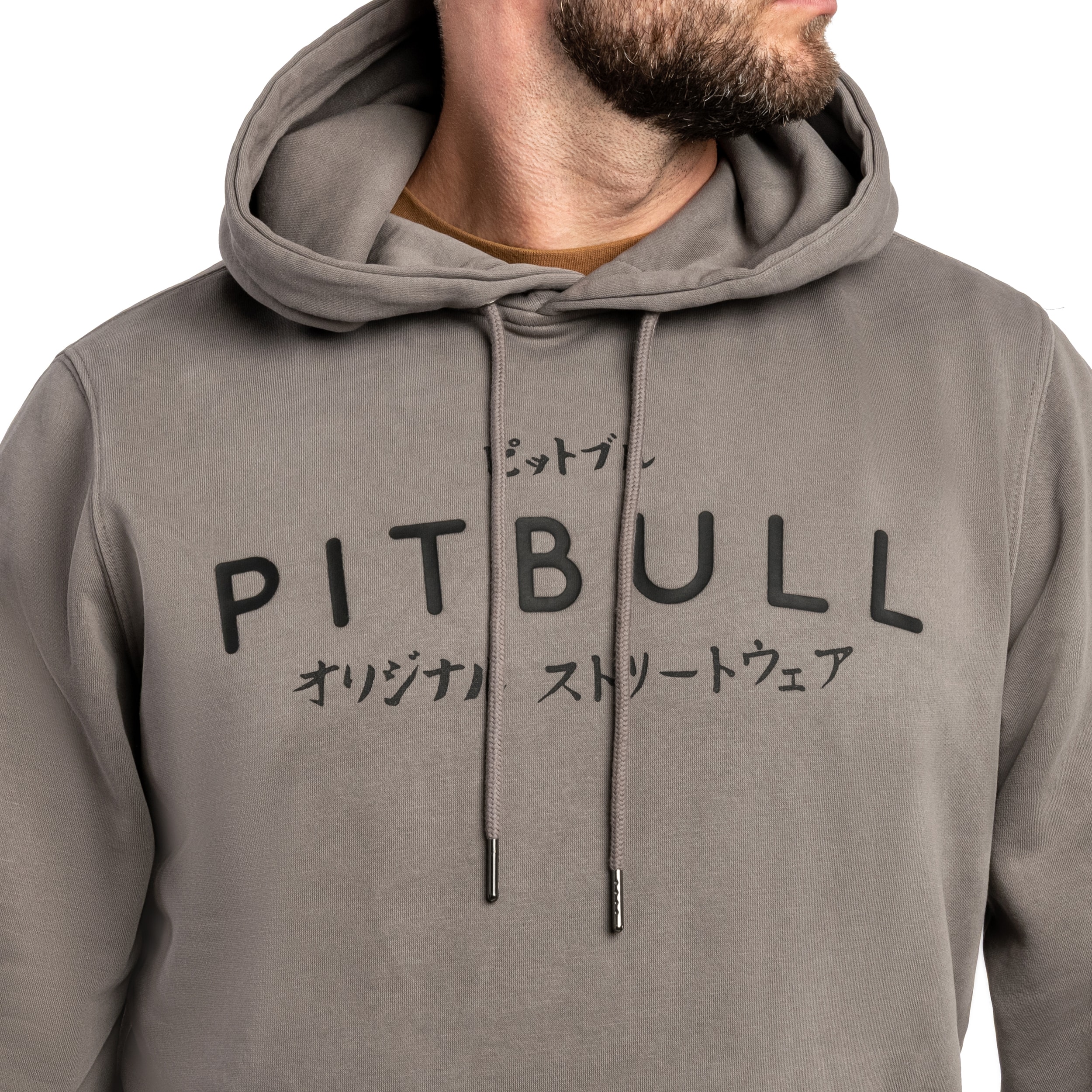 Кофта Pitbull Washed MT Fuji Hooded - Grey