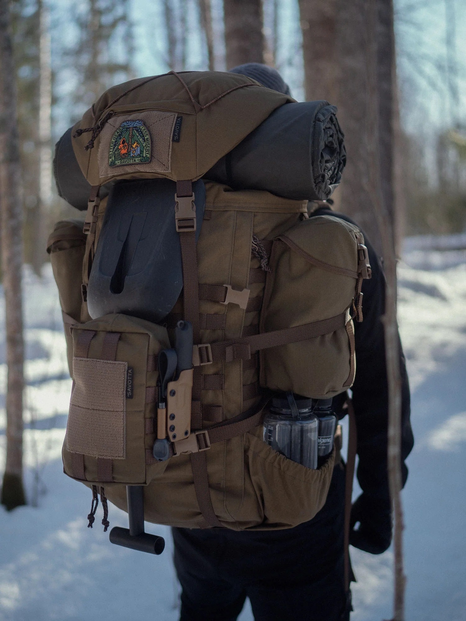Сумка Savotta Rintamus Chest Pack 2,6 л - Brown
