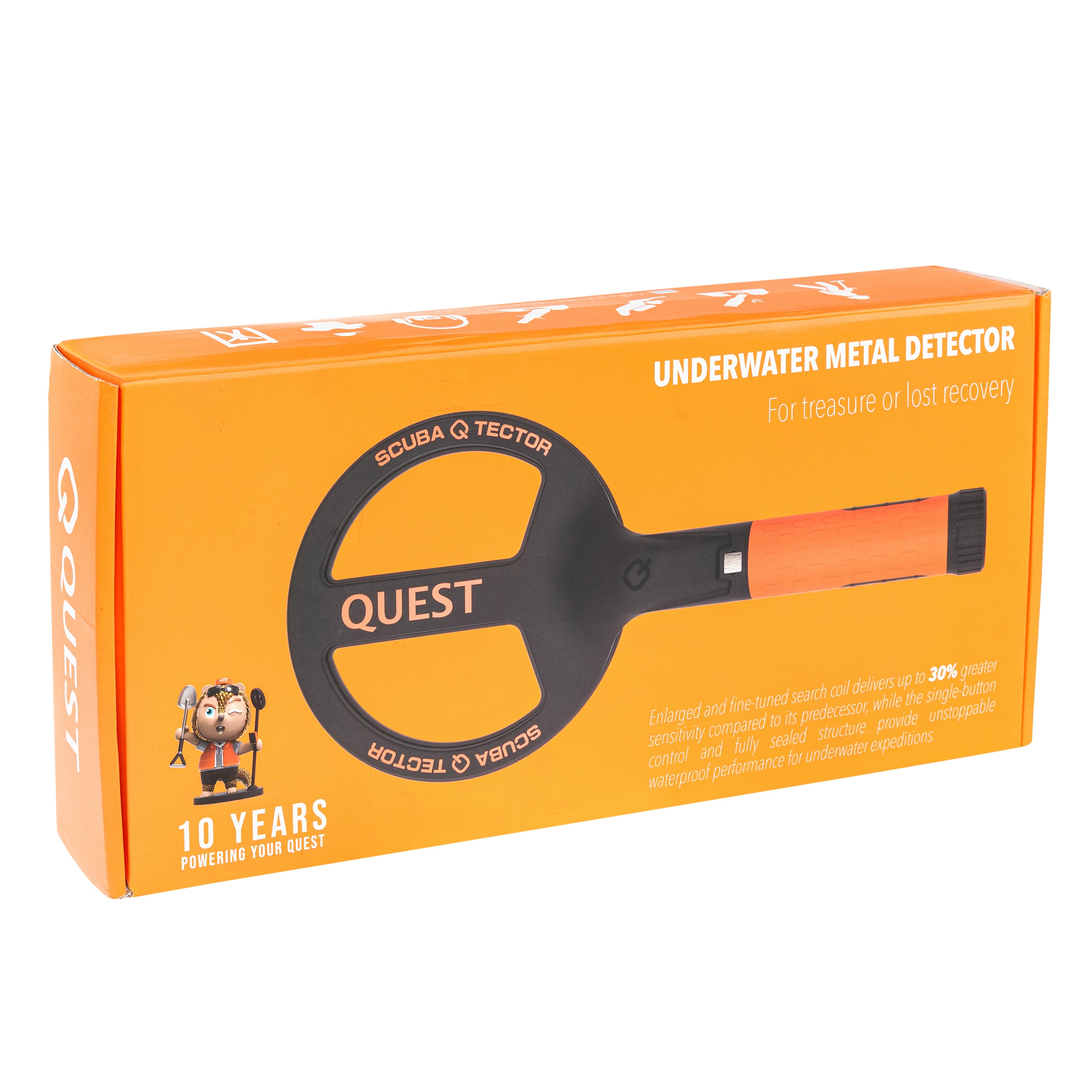 Wykrywacz metali Quest Scuba Tector II - Orange