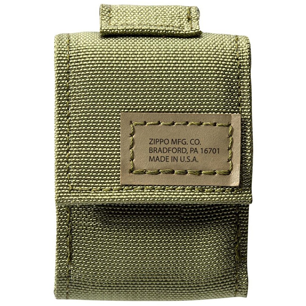 Бензинова запальничка Zippo Crackle з чохлом - Green