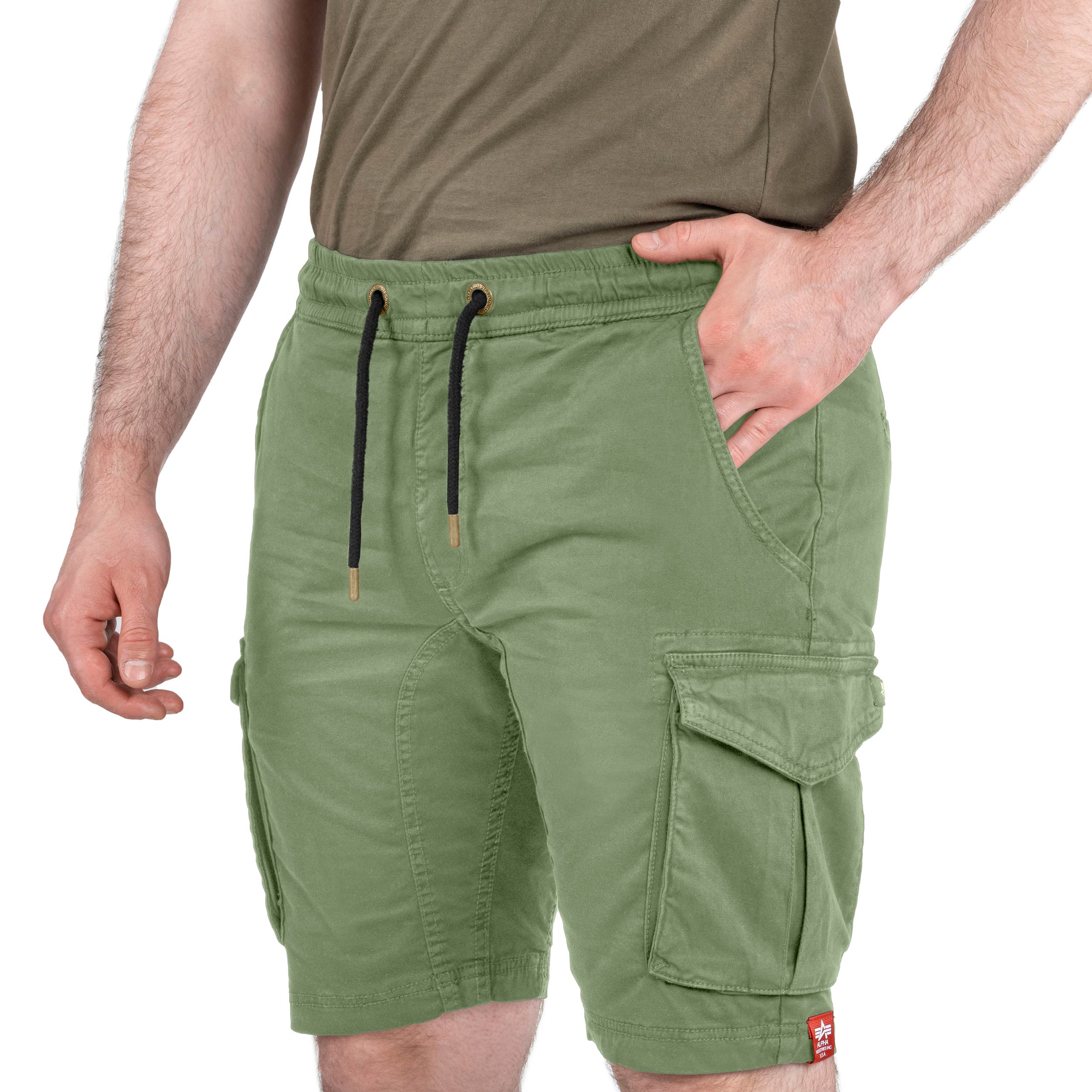 Шорти Alpha Industries Cotton Twill Jogger - Vintage Green
