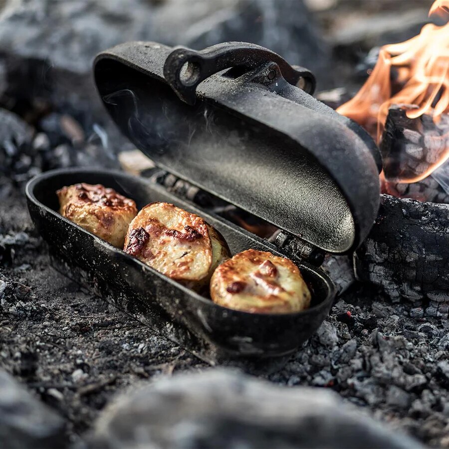 Чавунний тостер Petromax Potato Roaster 30 см - Black