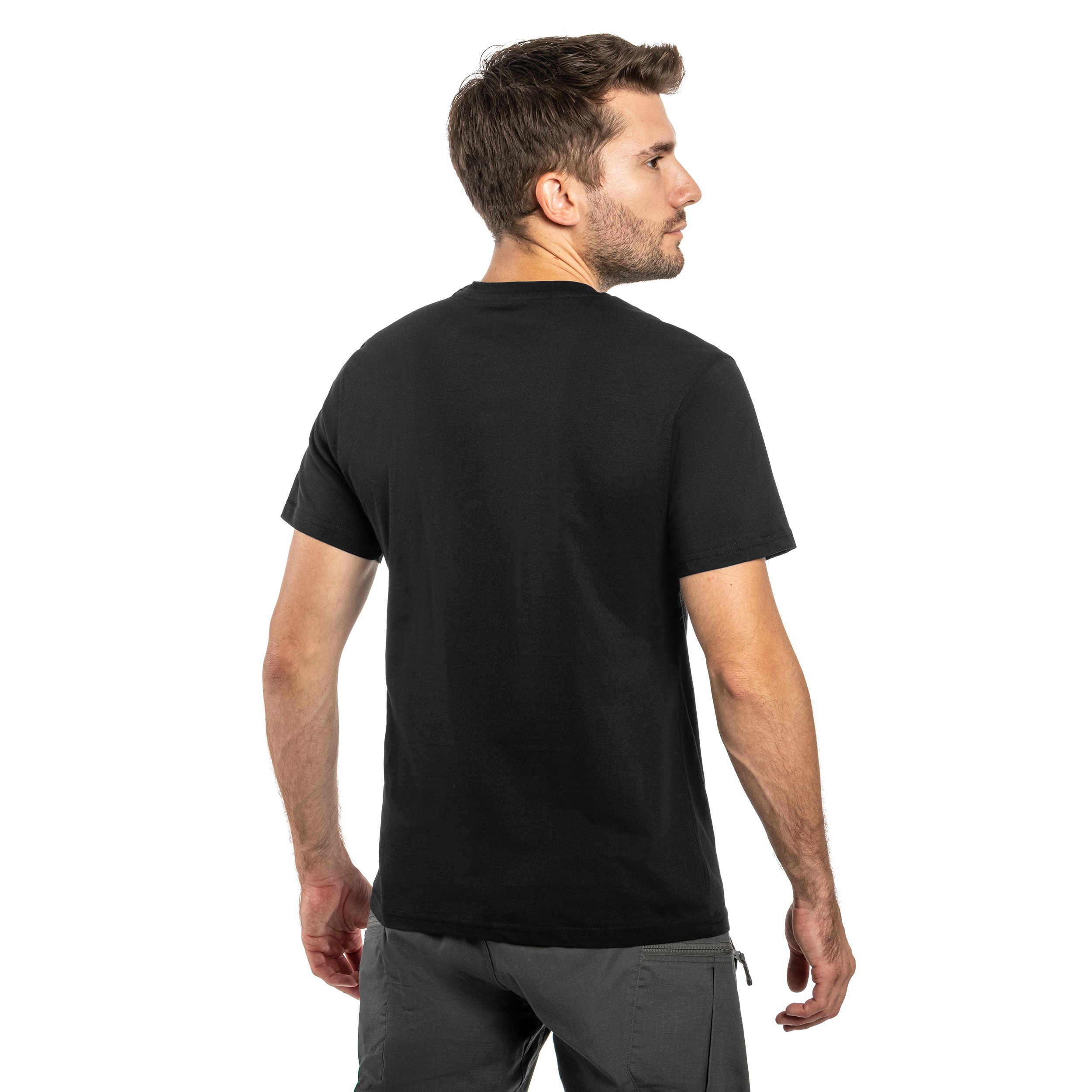 Футболка T-Shirt Alpha Industries Foam Middle Logo - Black