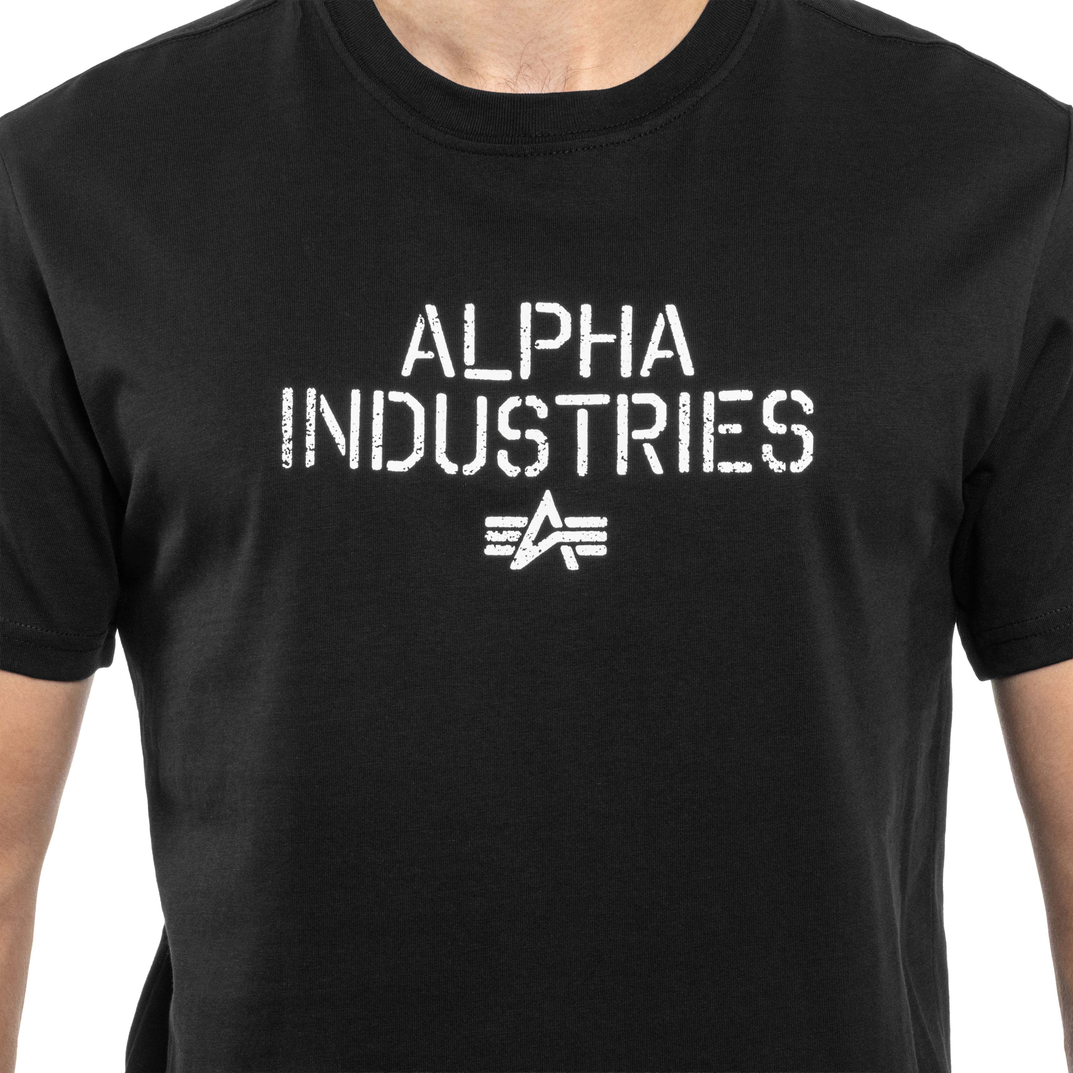 Футболка T-shirt Alpha Industries Target Backprint - Black