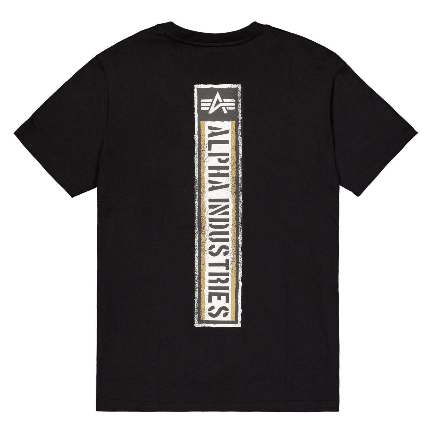 Футболка T-shirt Alpha Backprint Vintage Panel - Black