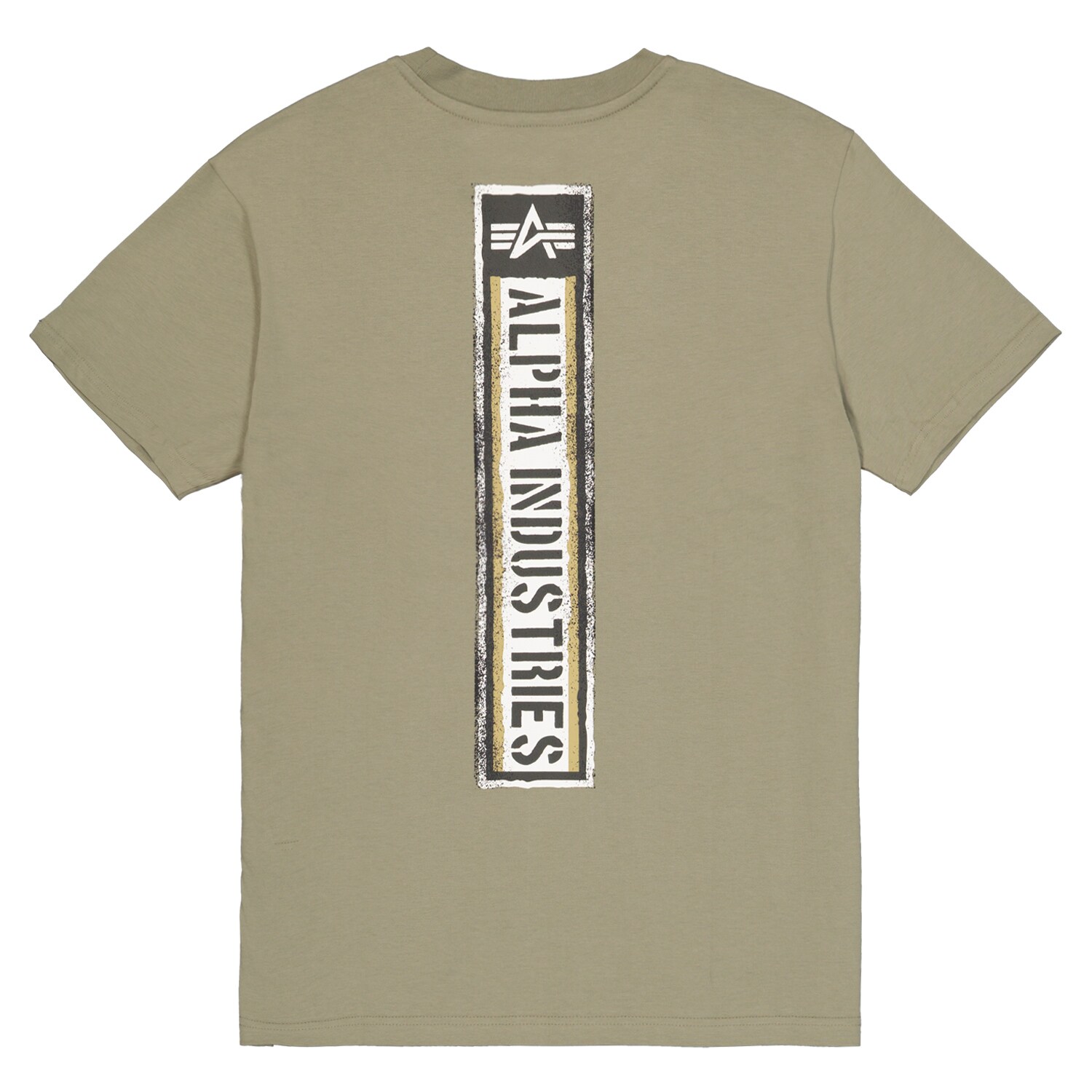 Футболка T-shirt Alpha Backprint Vintage Panel - Olive