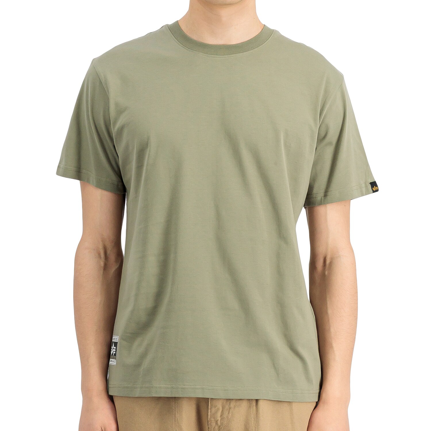 Футболка T-shirt Alpha Backprint Vintage Panel - Olive