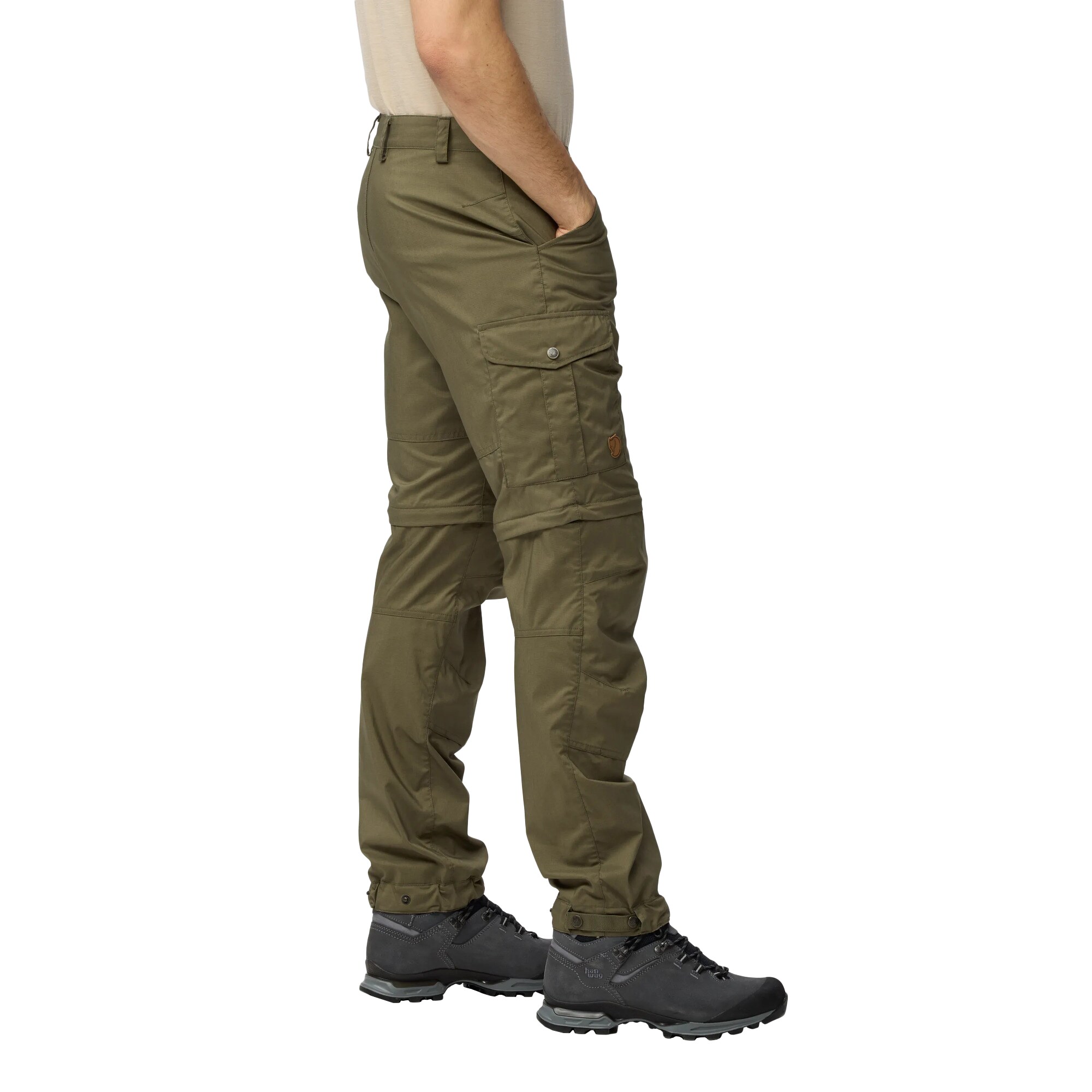 Штани Fjallraven Vidda Pro Lite Zip-Off TRS - Laurel Green