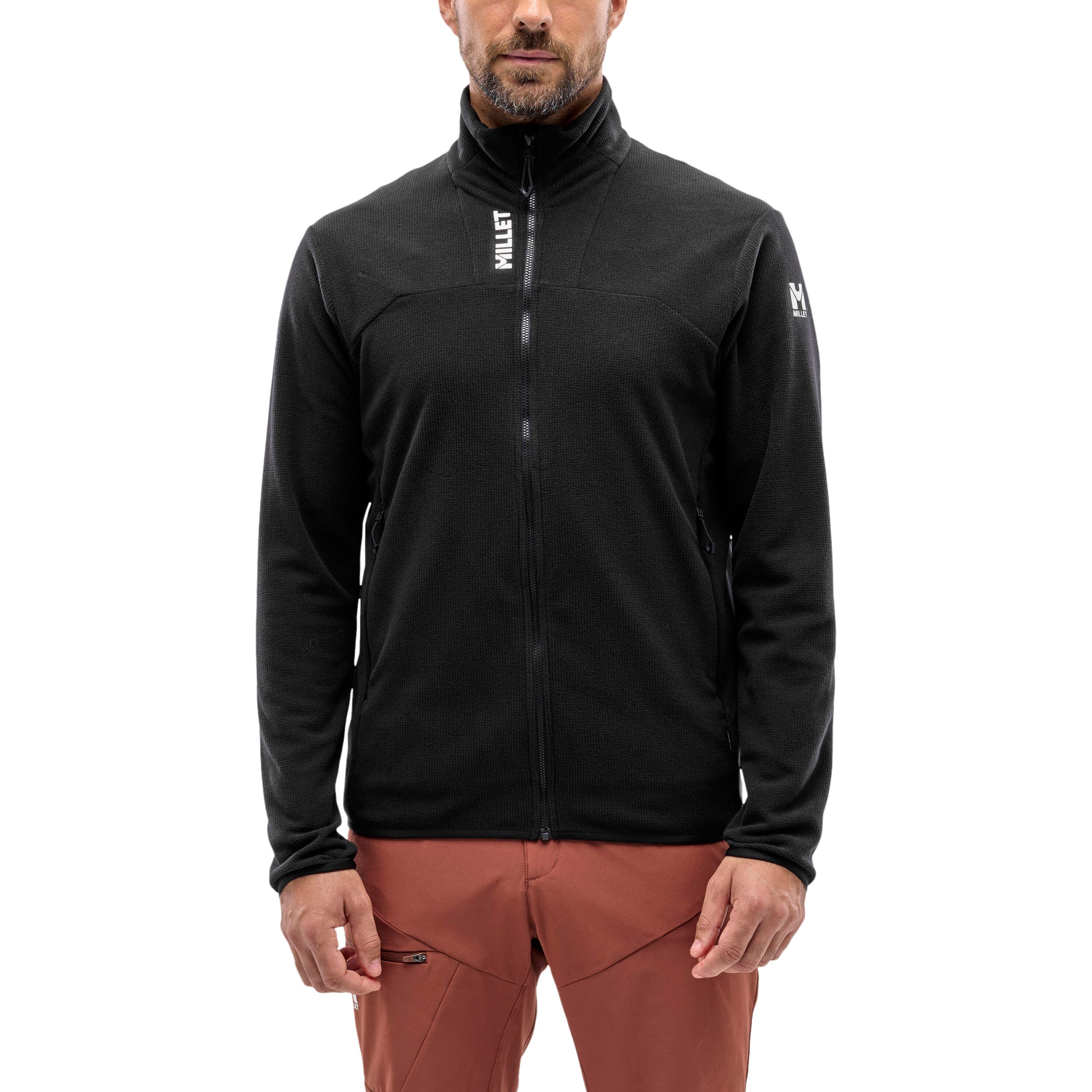 Флісова кофта Millet Fleece Ubic Lightgrid - Black