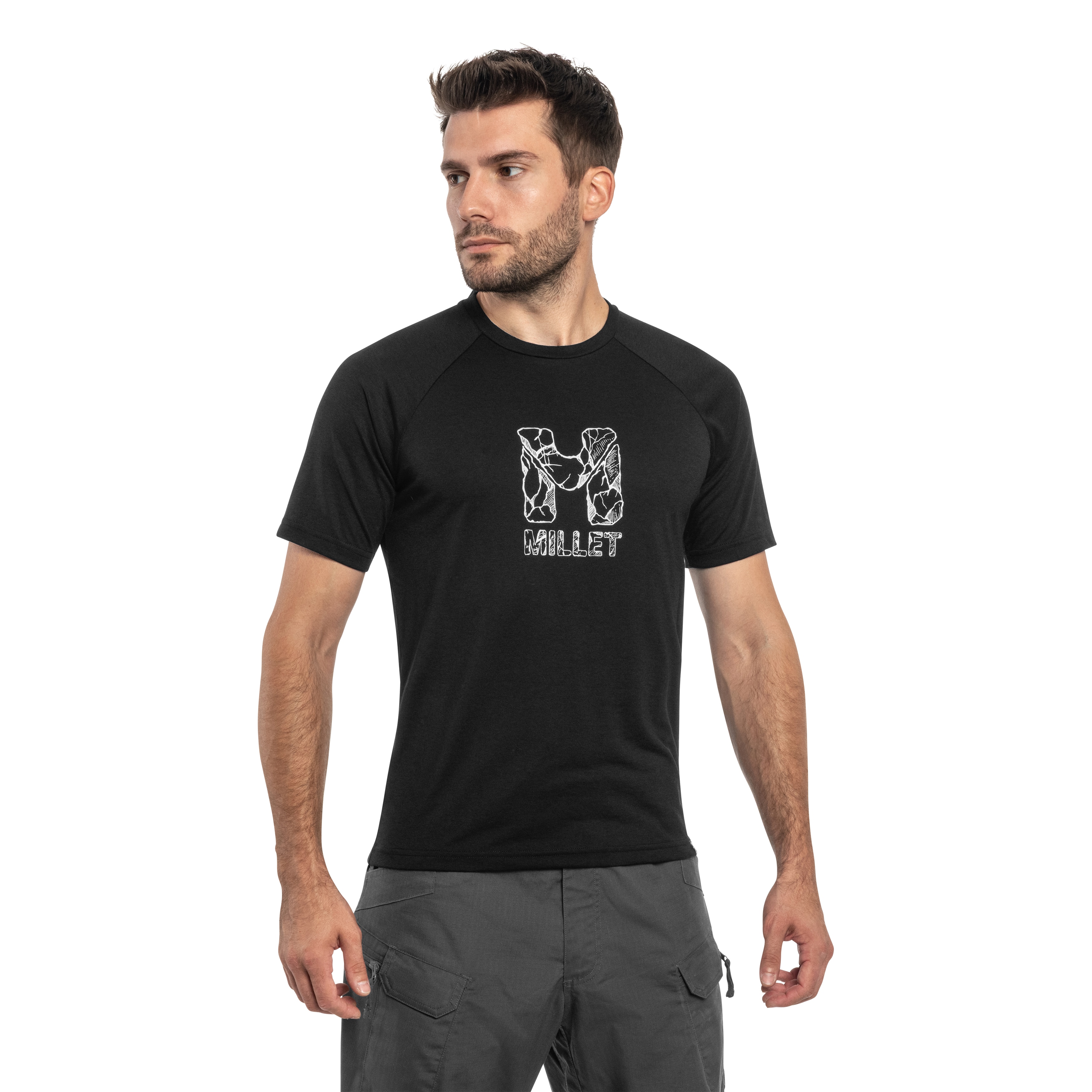 Футболка T-shirt Millet Cimai Natural - Black
