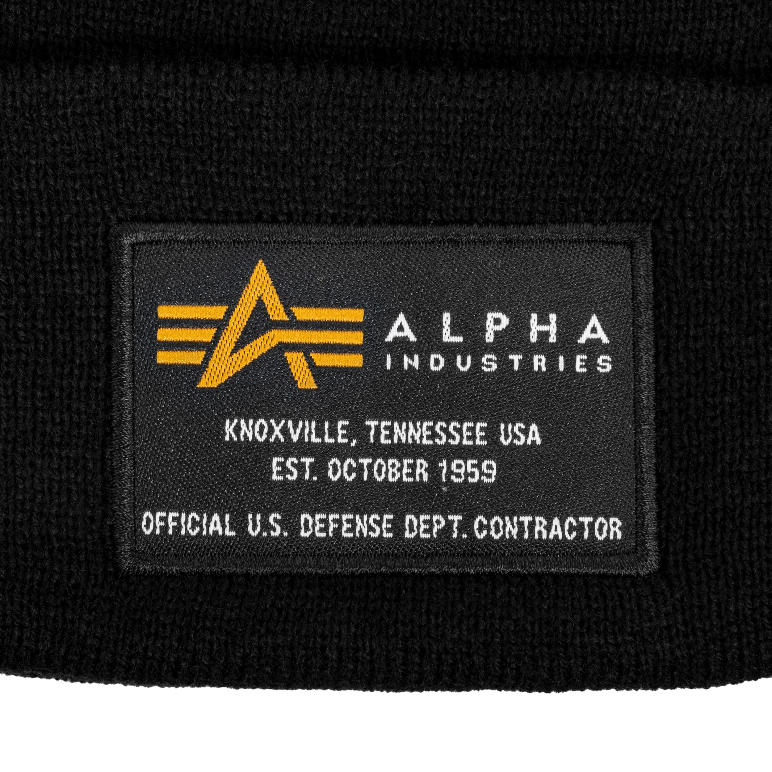 Шапка Alpha Industries Crew Beanie - Black