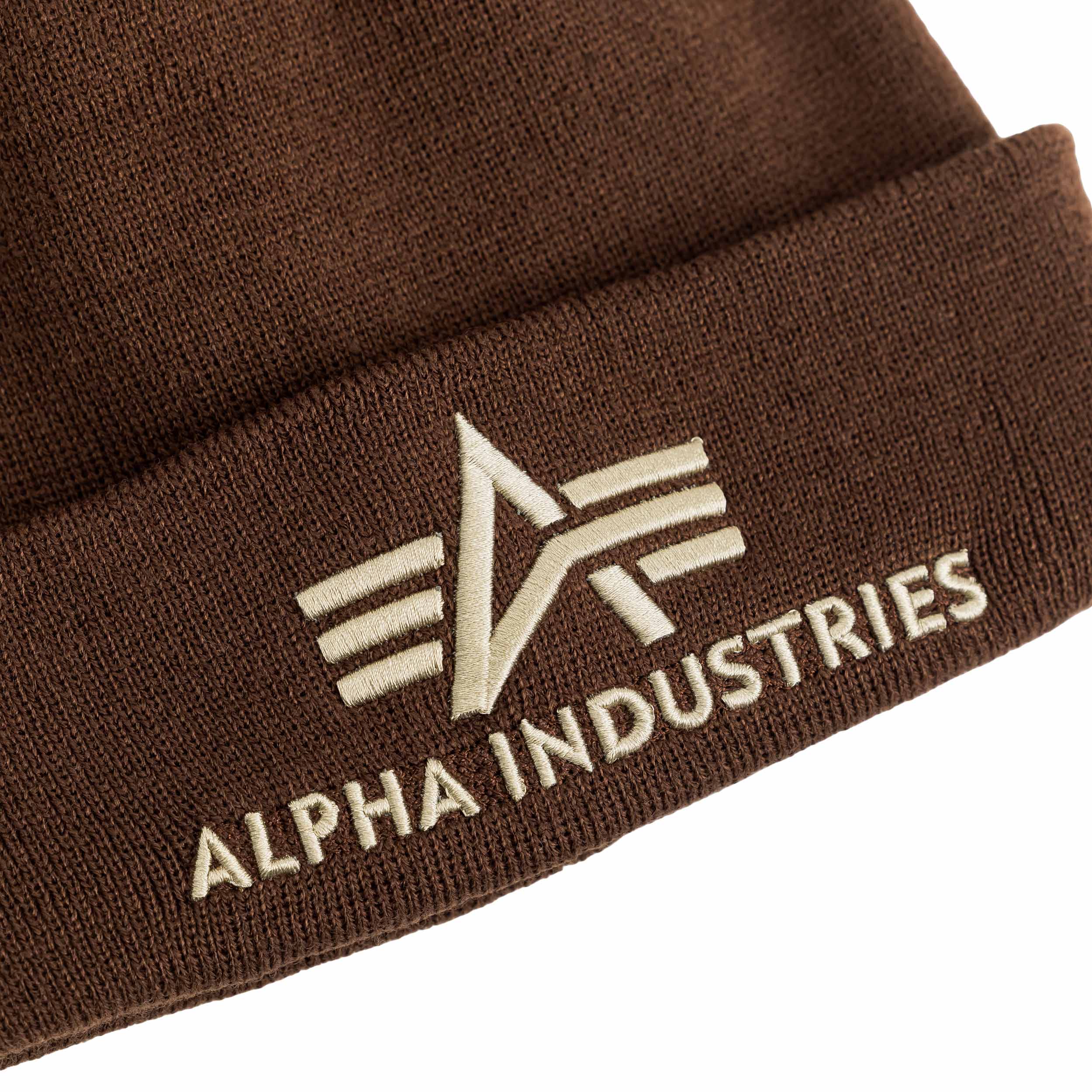Шапка Alpha Industries 3D Beanie - Powder Brown