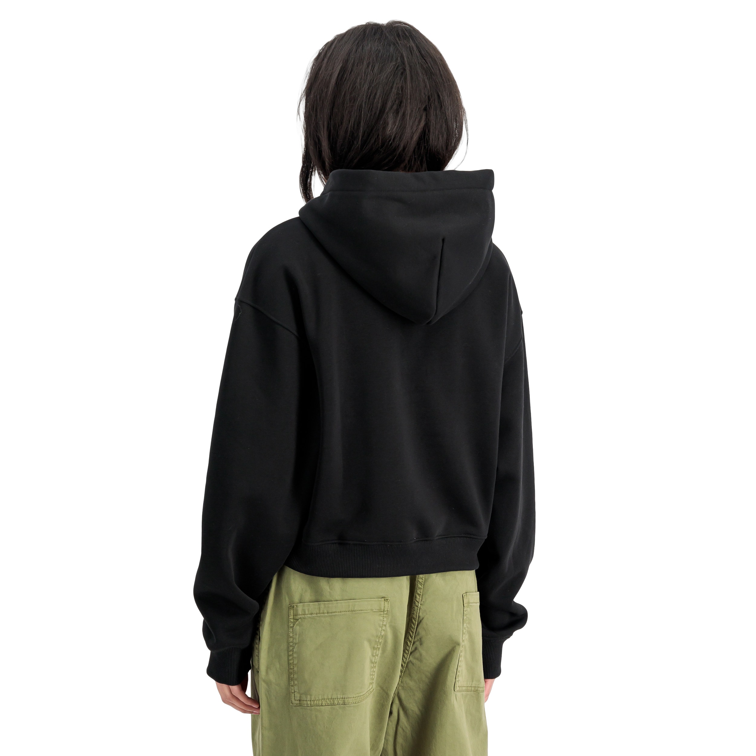Жіноча кофта Alpha Industries Basic Small Logo Hoodie - Black