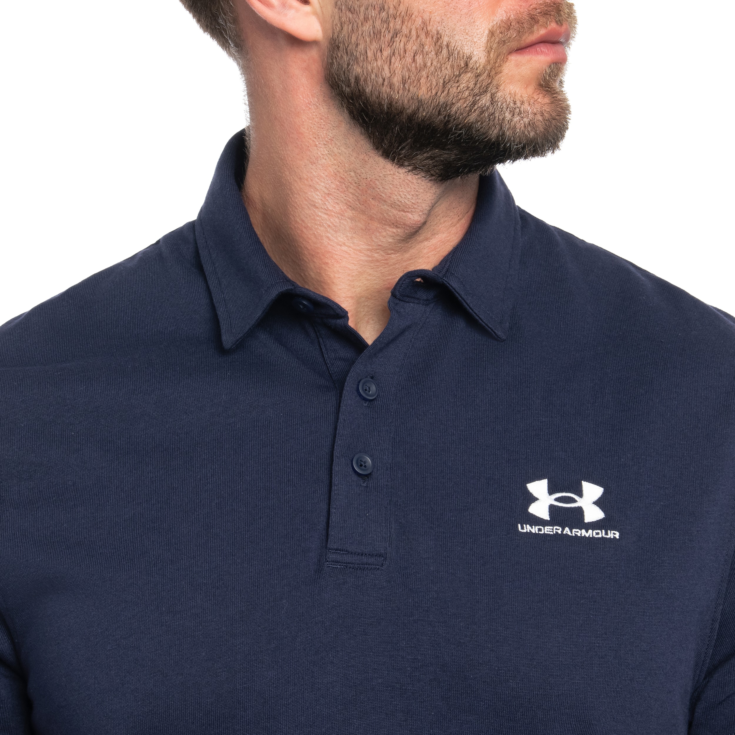 Футболка поло Under Armour Icon Polo - Midnight Navy/White